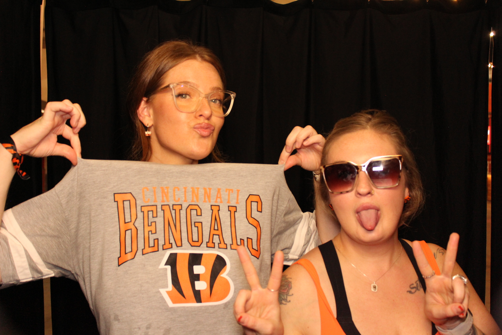 Bengals Yoga | View more photos from the event at gallery.photoboothcincy.com/u/PhotoBoothCincy/Bengals-Yoga