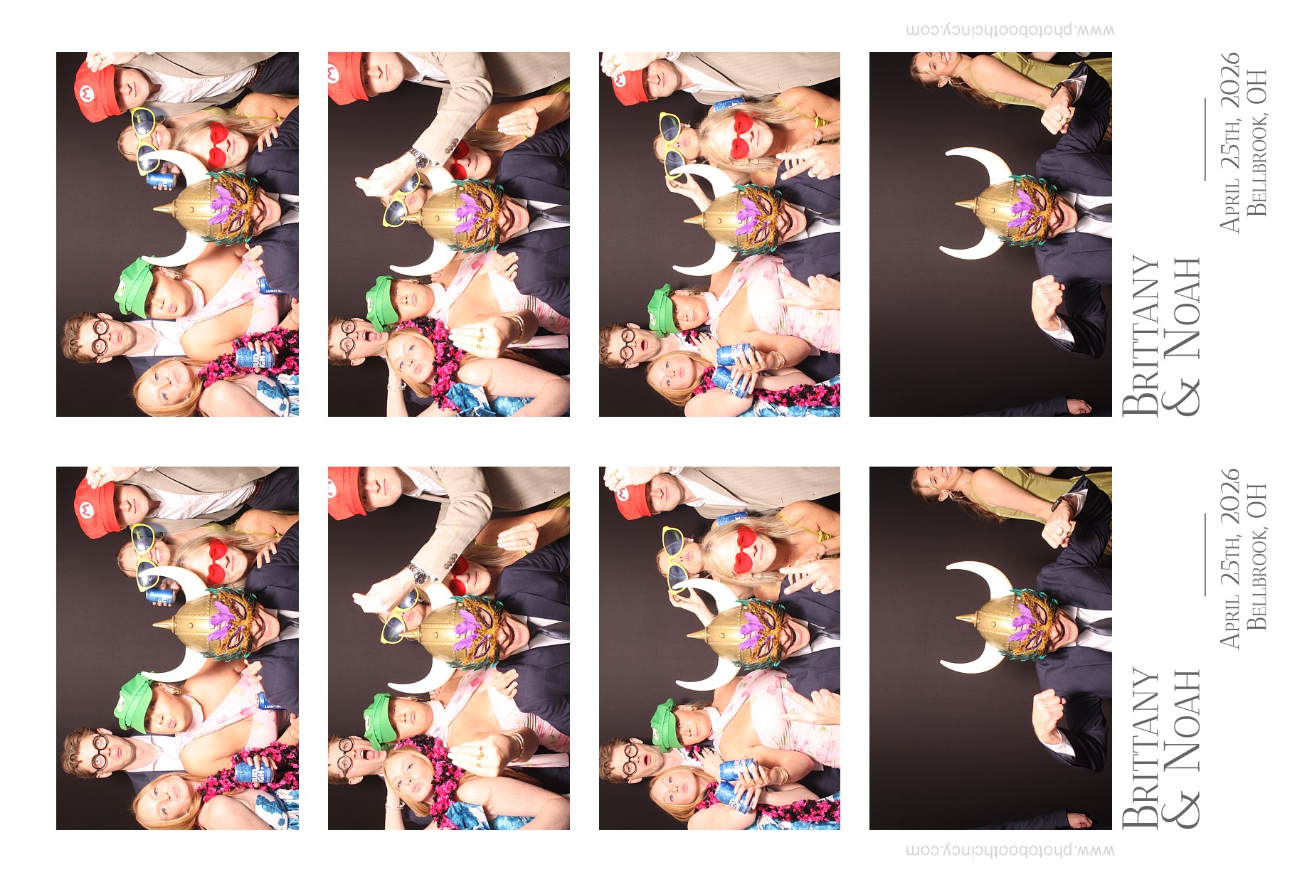 Brittany & Noah Reception | View more photos from the event at gallery.photoboothcincy.com/u/PhotoBoothCincy/Brittany-Noah-Reception
