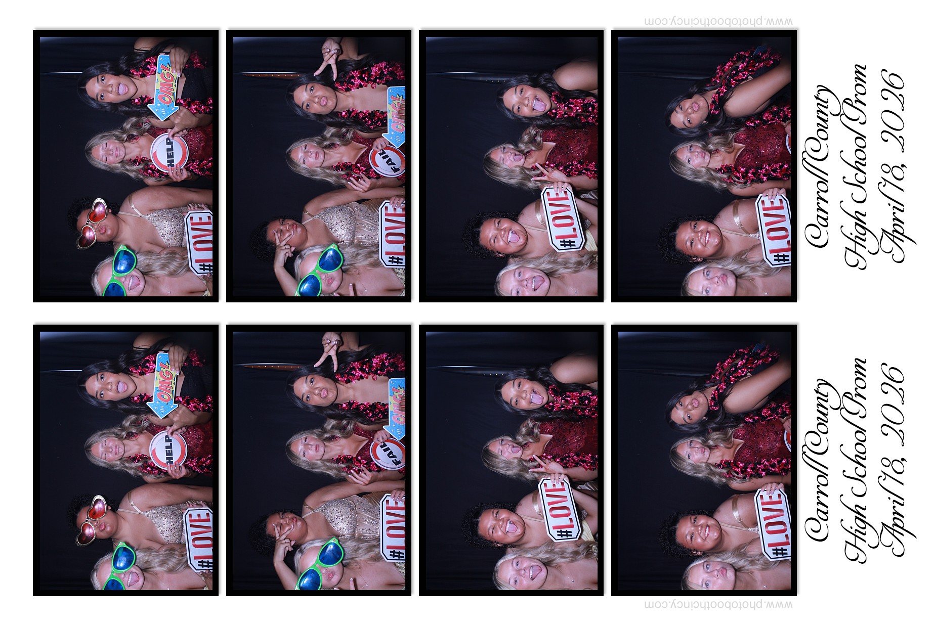 Carroll County High School Prom | View more photos from the event at gallery.photoboothcincy.com/u/PhotoBoothCincy/Carroll-County-High-School-Prom-0