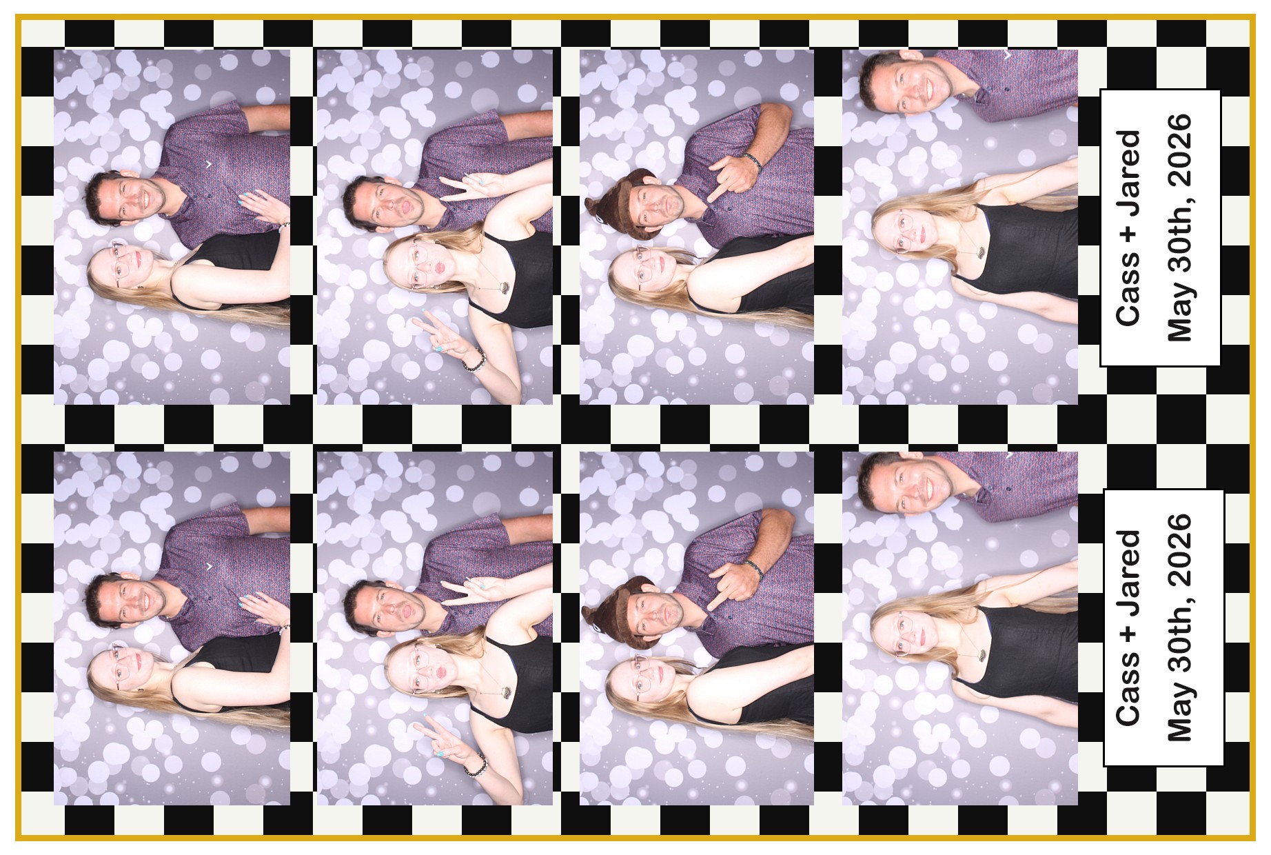 Cass & Jared | View more photos from the event at gallery.photoboothcincy.com/u/PhotoBoothCincy/Cass-Jared