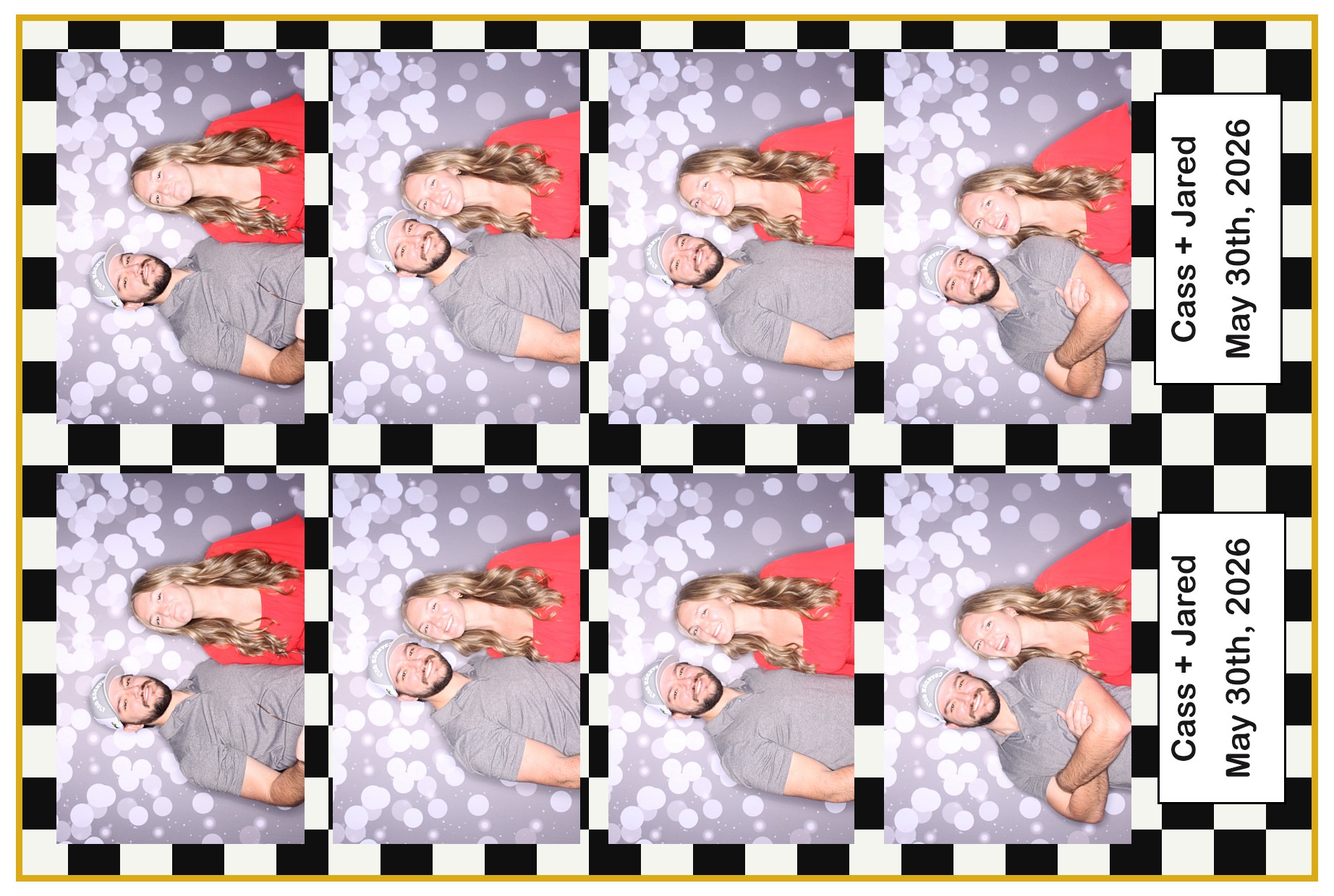 Cass & Jared | View more photos from the event at gallery.photoboothcincy.com/u/PhotoBoothCincy/Cass-Jared