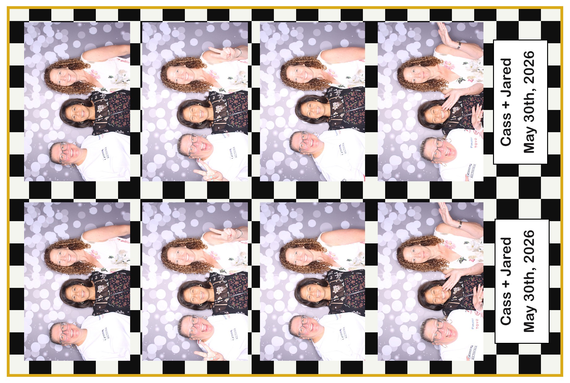 Cass & Jared | View more photos from the event at gallery.photoboothcincy.com/u/PhotoBoothCincy/Cass-Jared
