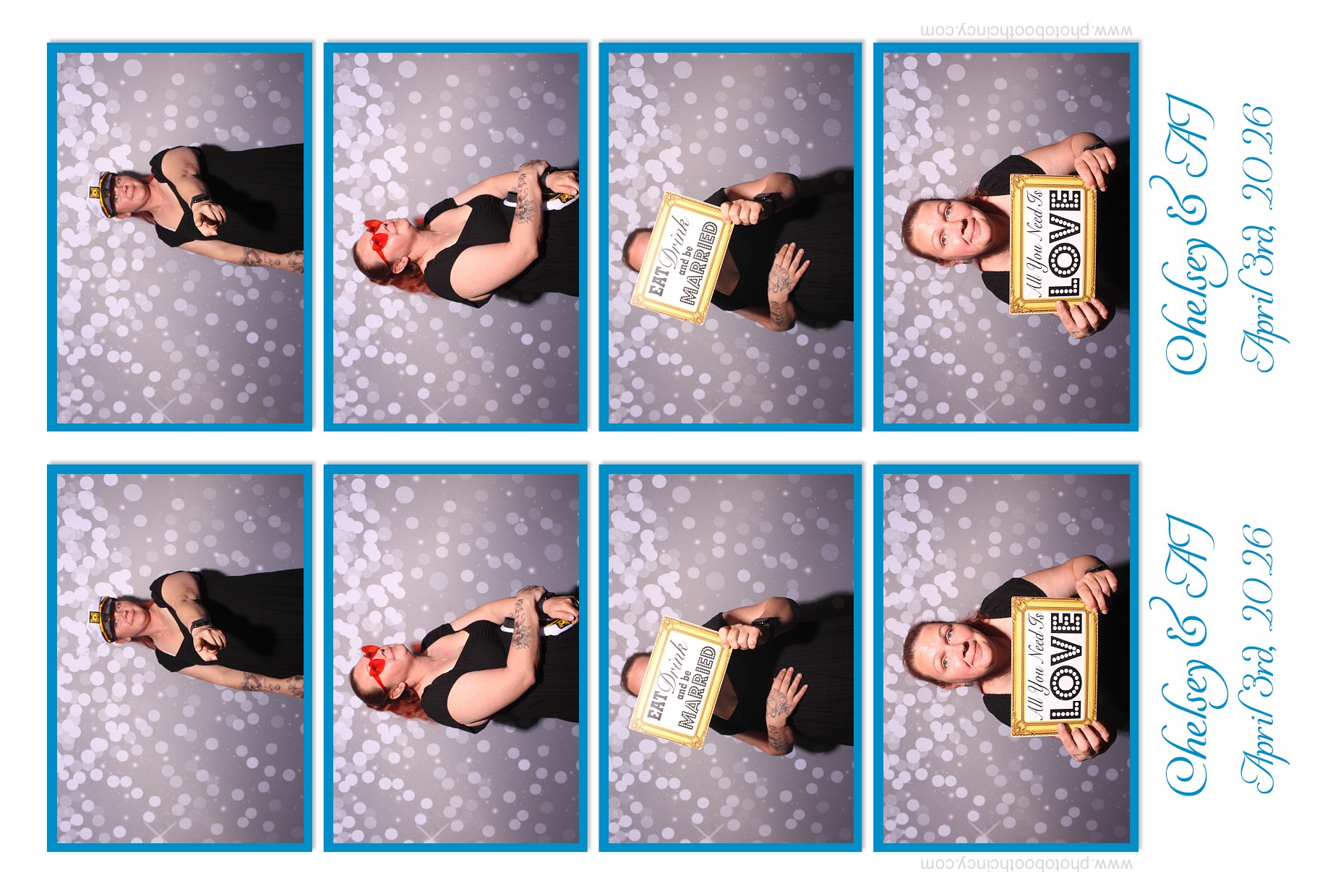 Chelsey & AJ Reception!! | View more photos from the event at gallery.photoboothcincy.com/u/PhotoBoothCincy/Chelsey-AJ-Reception