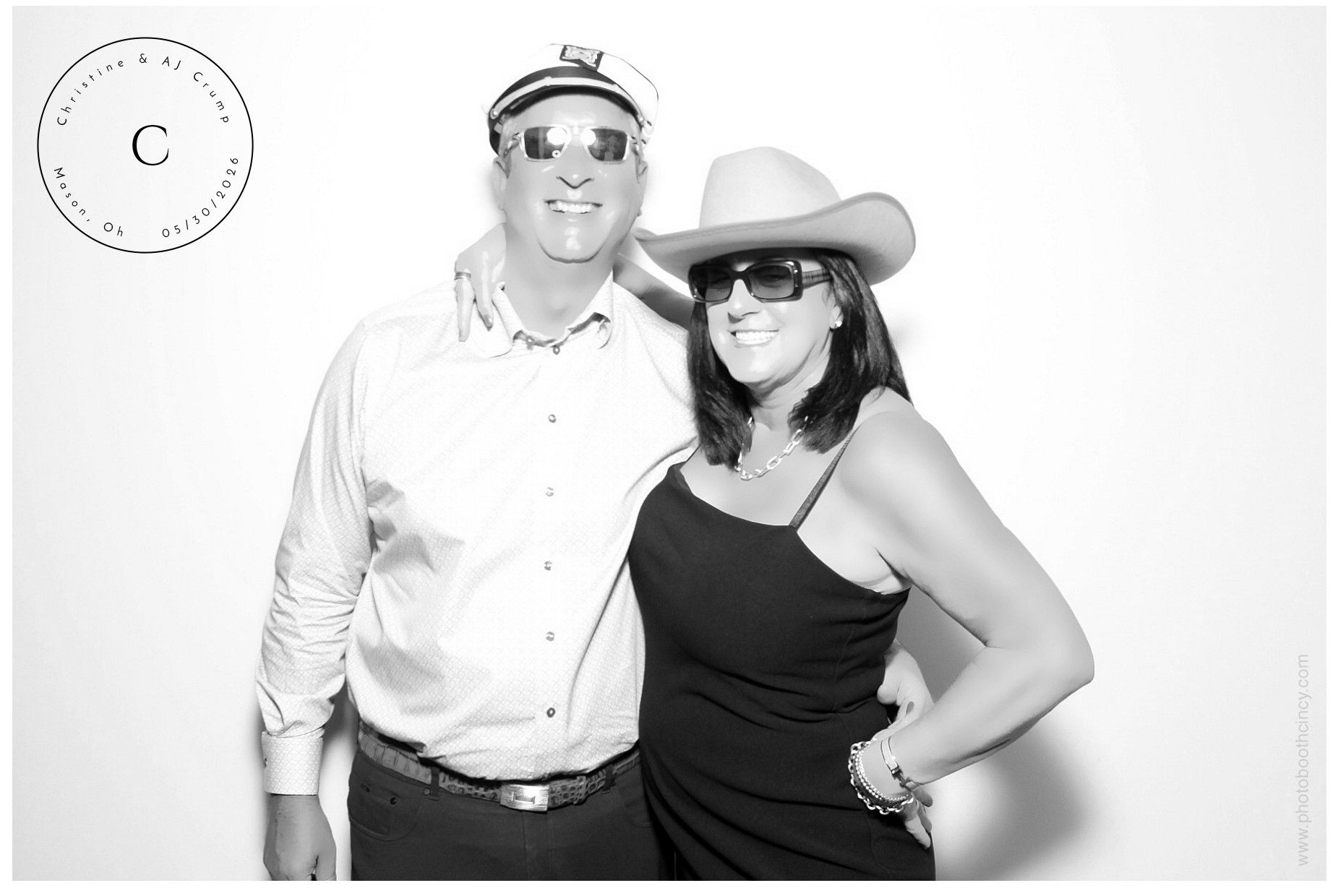 Christine & AJ  | View more photos from the event at gallery.photoboothcincy.com/u/PhotoBoothCincy/Christine-AJ