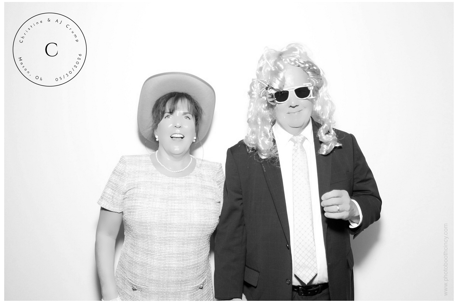 Christine & AJ  | View more photos from the event at gallery.photoboothcincy.com/u/PhotoBoothCincy/Christine-AJ