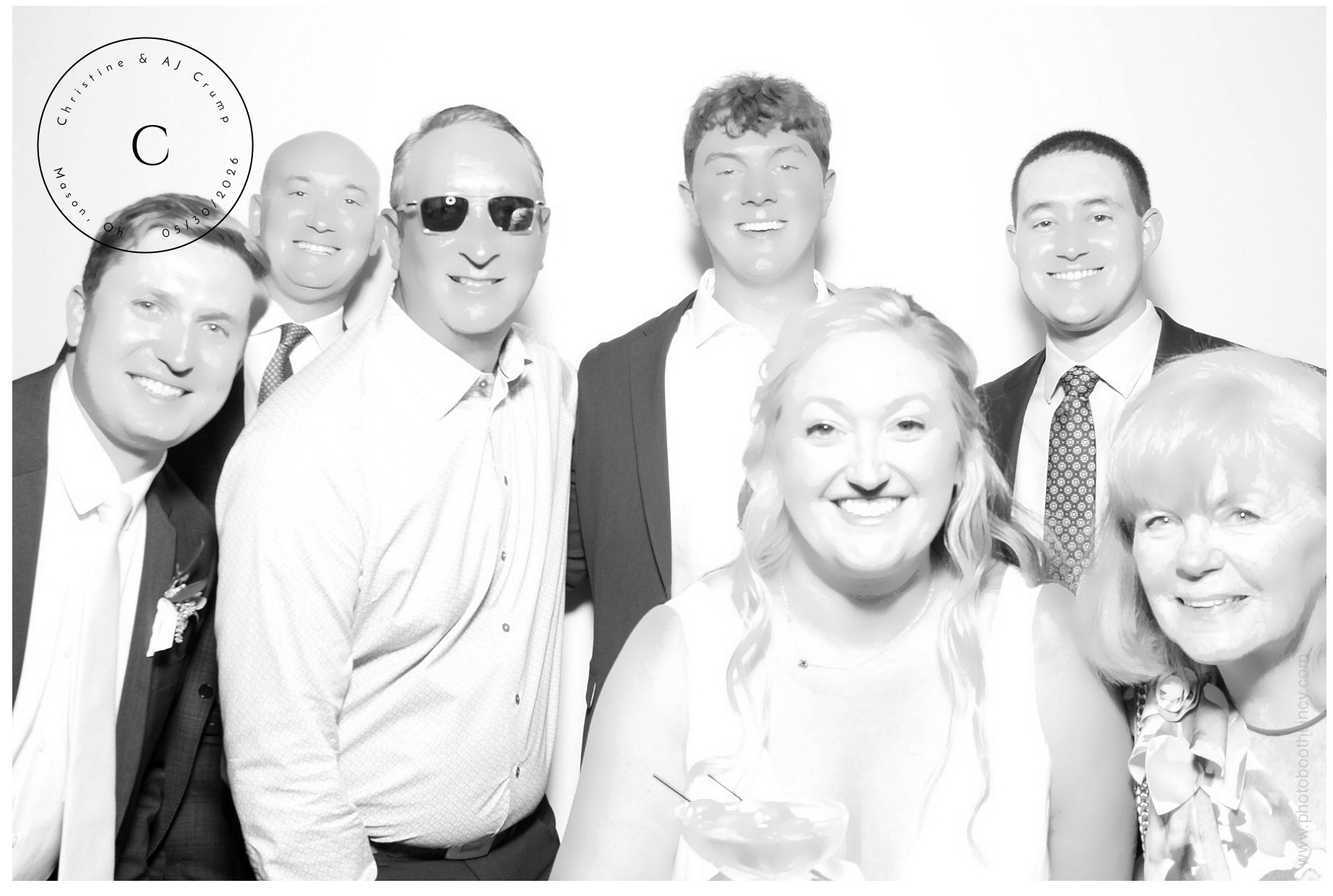 Christine & AJ  | View more photos from the event at gallery.photoboothcincy.com/u/PhotoBoothCincy/Christine-AJ
