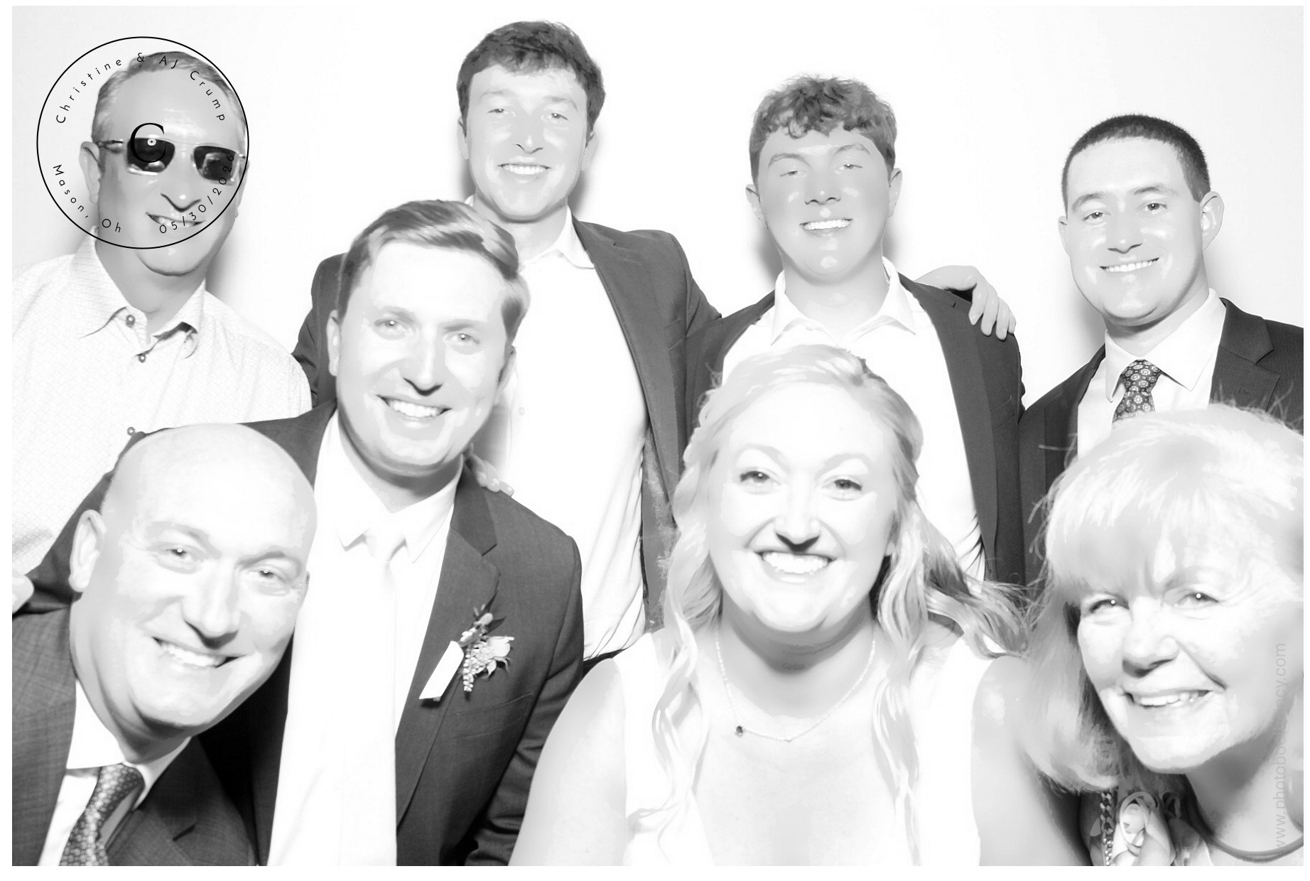 Christine & AJ  | View more photos from the event at gallery.photoboothcincy.com/u/PhotoBoothCincy/Christine-AJ