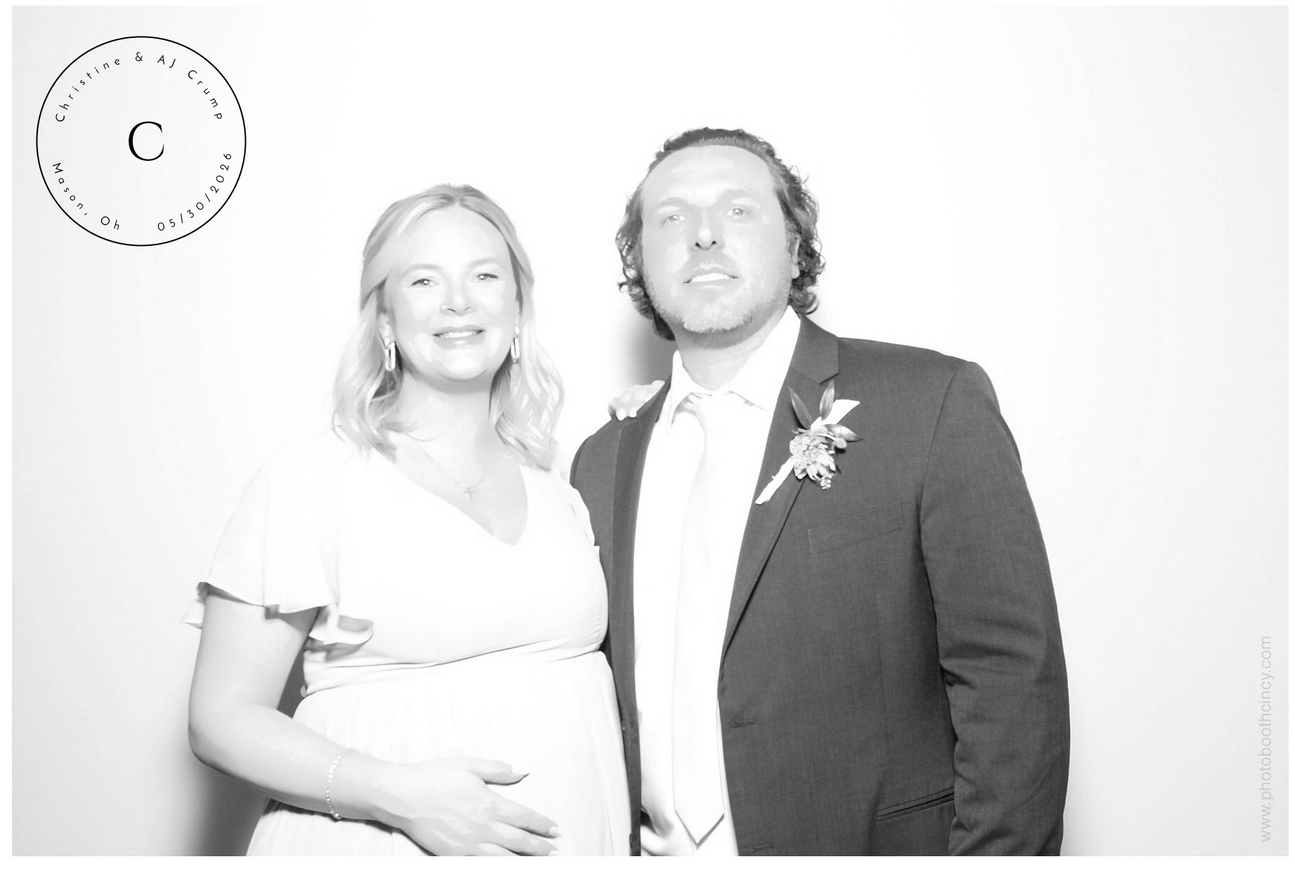 Christine & AJ  | View more photos from the event at gallery.photoboothcincy.com/u/PhotoBoothCincy/Christine-AJ
