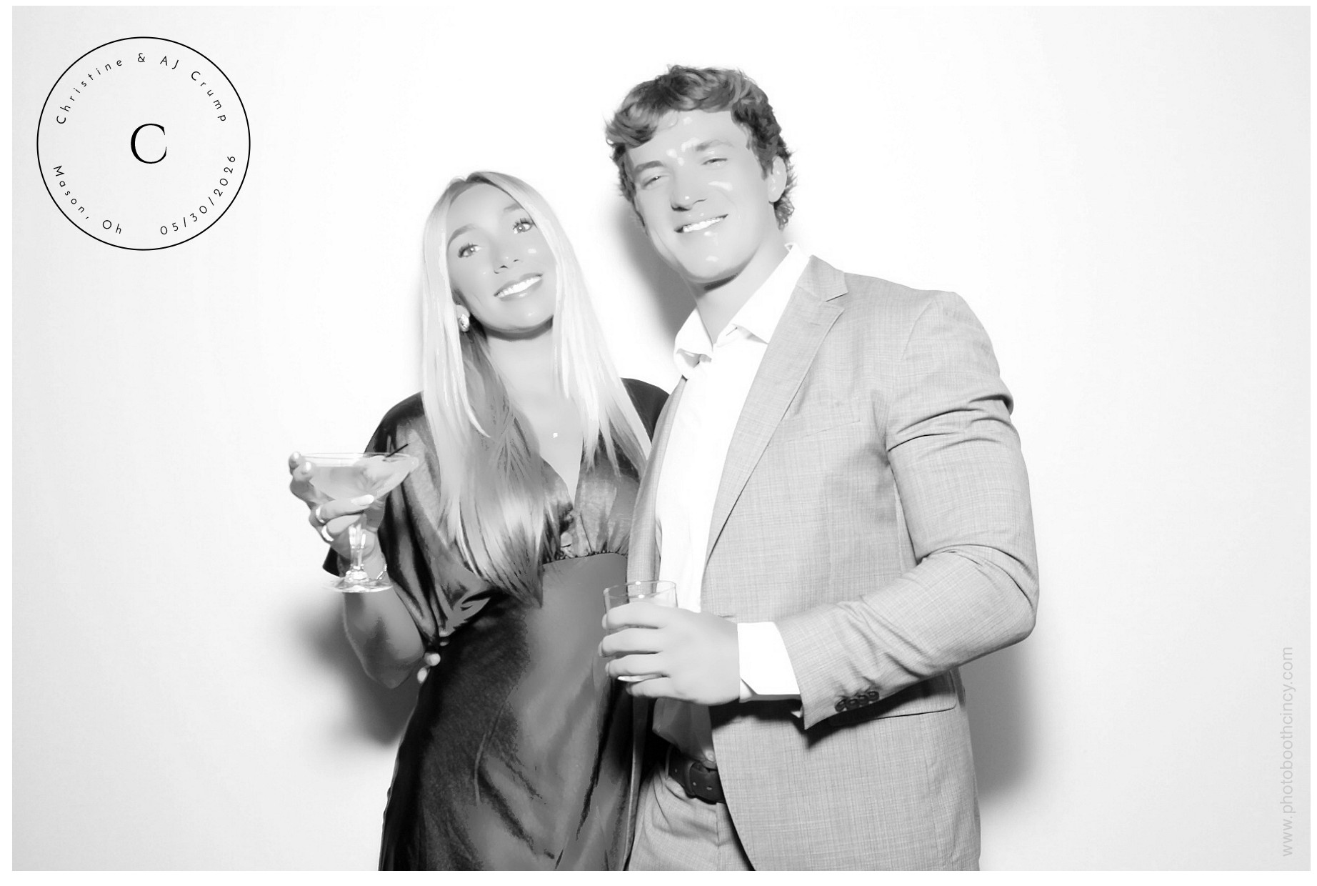 Christine & AJ  | View more photos from the event at gallery.photoboothcincy.com/u/PhotoBoothCincy/Christine-AJ