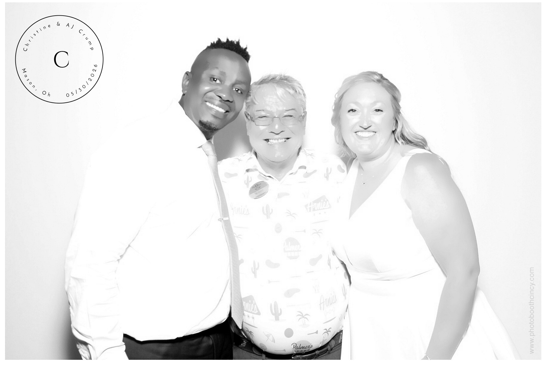 Christine & AJ  | View more photos from the event at gallery.photoboothcincy.com/u/PhotoBoothCincy/Christine-AJ