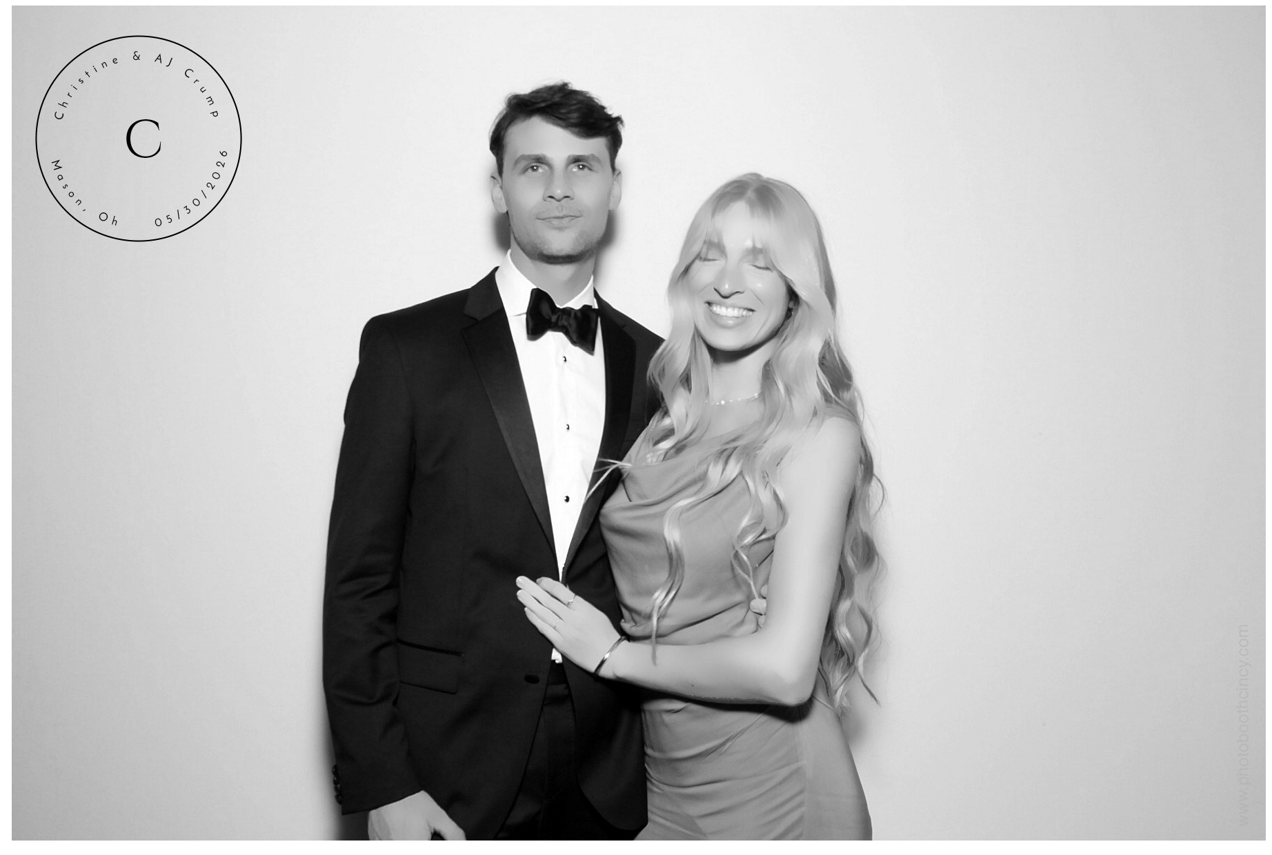 Christine & AJ  | View more photos from the event at gallery.photoboothcincy.com/u/PhotoBoothCincy/Christine-AJ