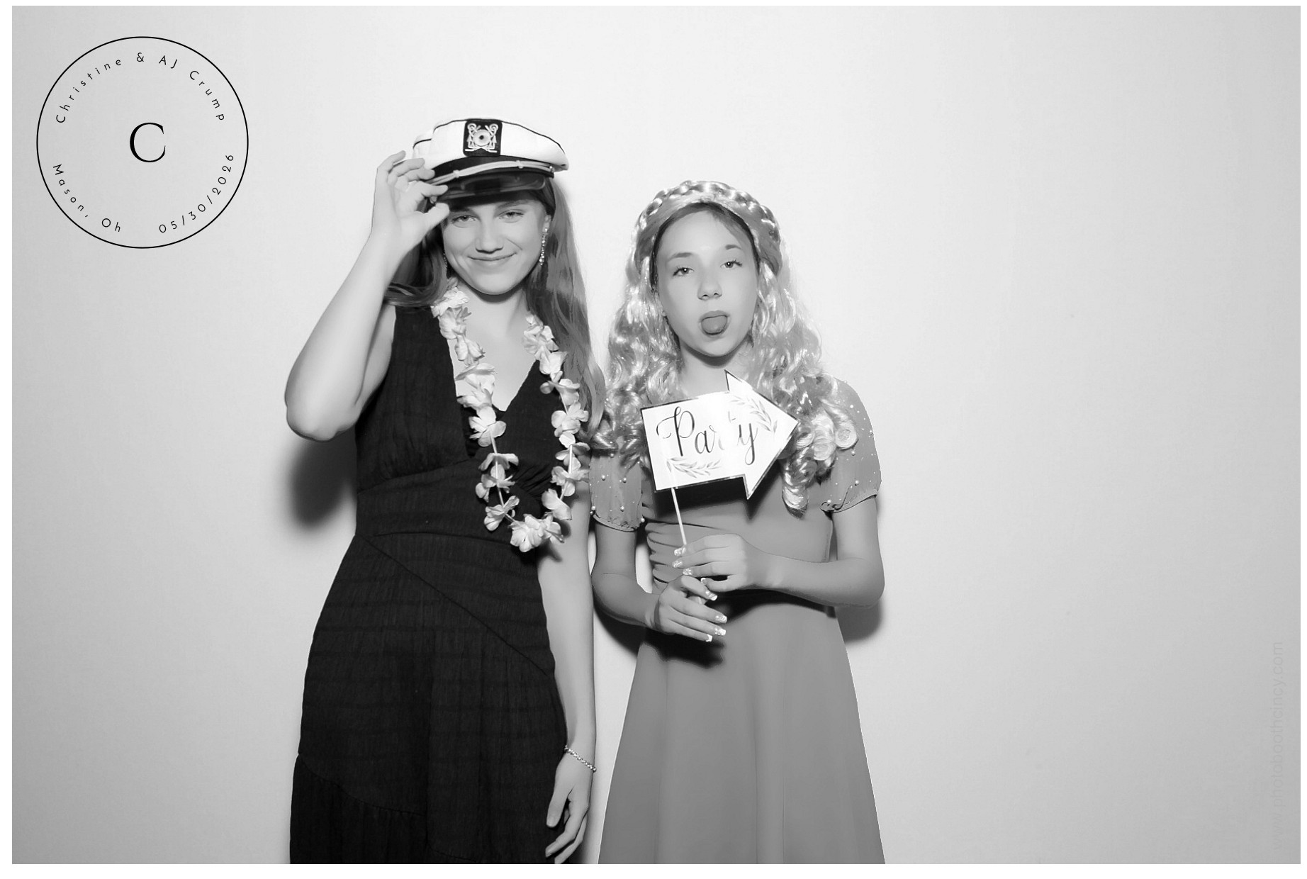 Christine & AJ  | View more photos from the event at gallery.photoboothcincy.com/u/PhotoBoothCincy/Christine-AJ