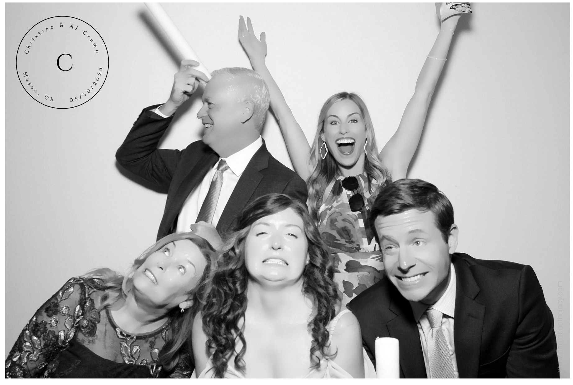 Christine & AJ  | View more photos from the event at gallery.photoboothcincy.com/u/PhotoBoothCincy/Christine-AJ