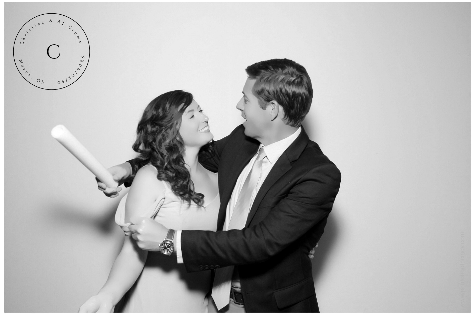 Christine & AJ  | View more photos from the event at gallery.photoboothcincy.com/u/PhotoBoothCincy/Christine-AJ