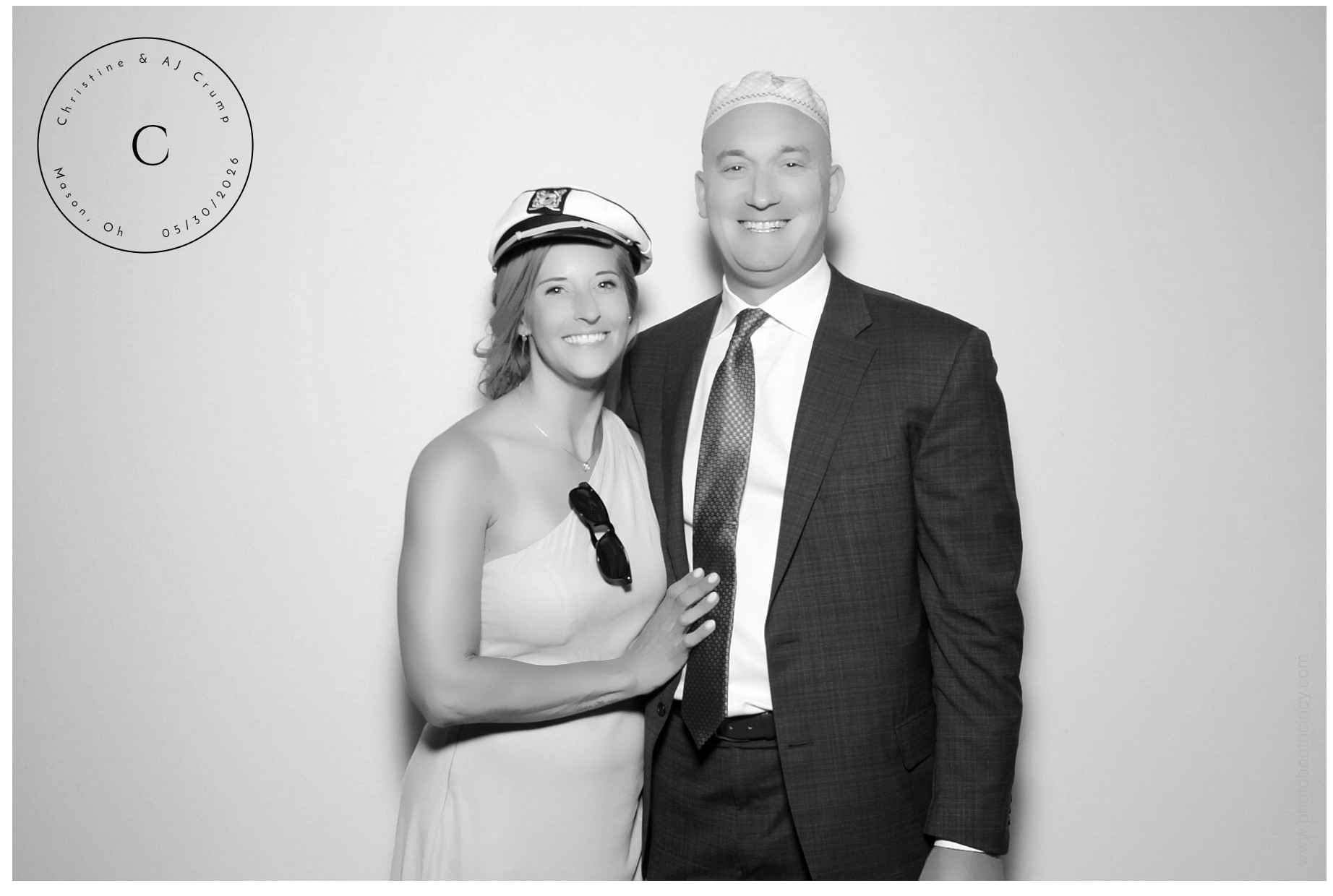 Christine & AJ  | View more photos from the event at gallery.photoboothcincy.com/u/PhotoBoothCincy/Christine-AJ