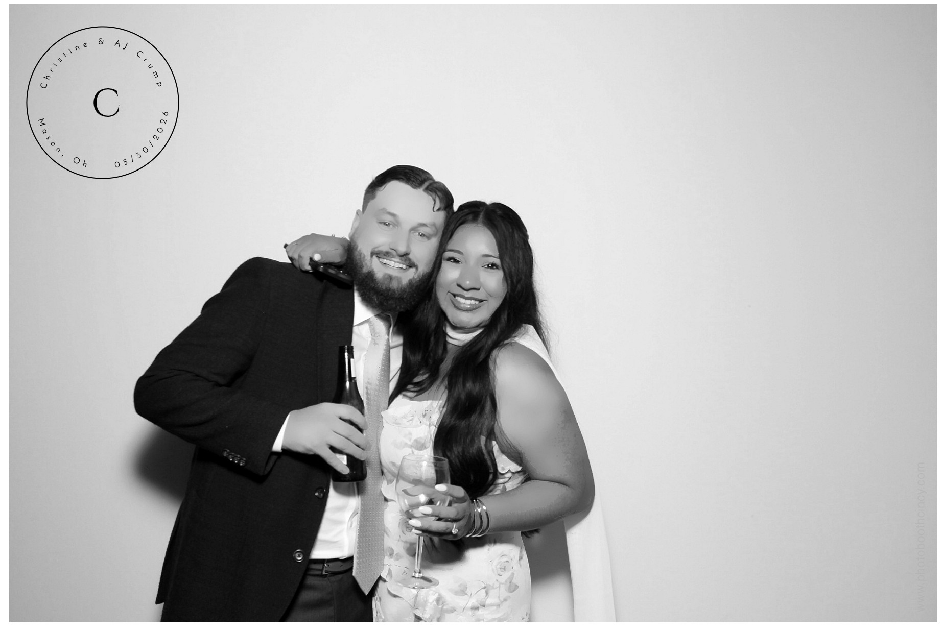 Christine & AJ  | View more photos from the event at gallery.photoboothcincy.com/u/PhotoBoothCincy/Christine-AJ