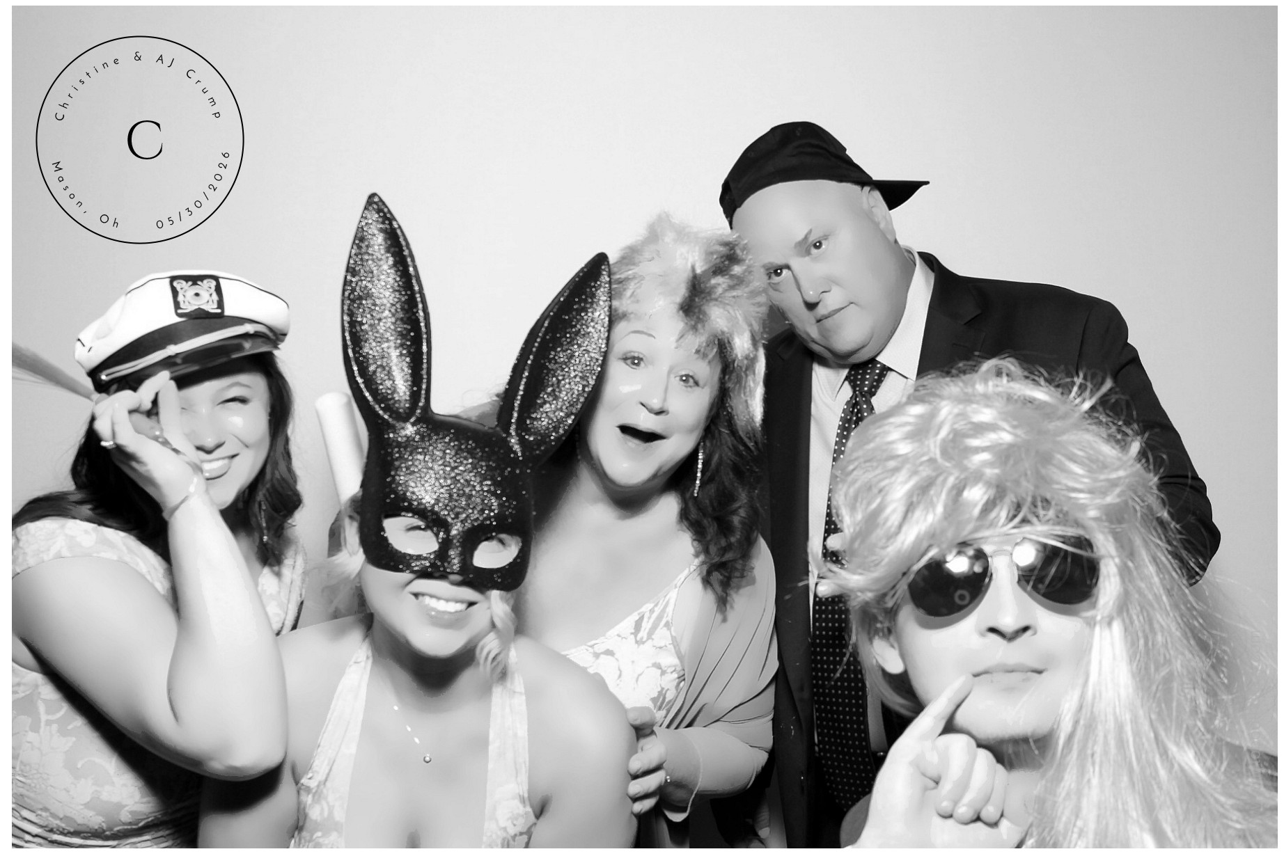 Christine & AJ  | View more photos from the event at gallery.photoboothcincy.com/u/PhotoBoothCincy/Christine-AJ