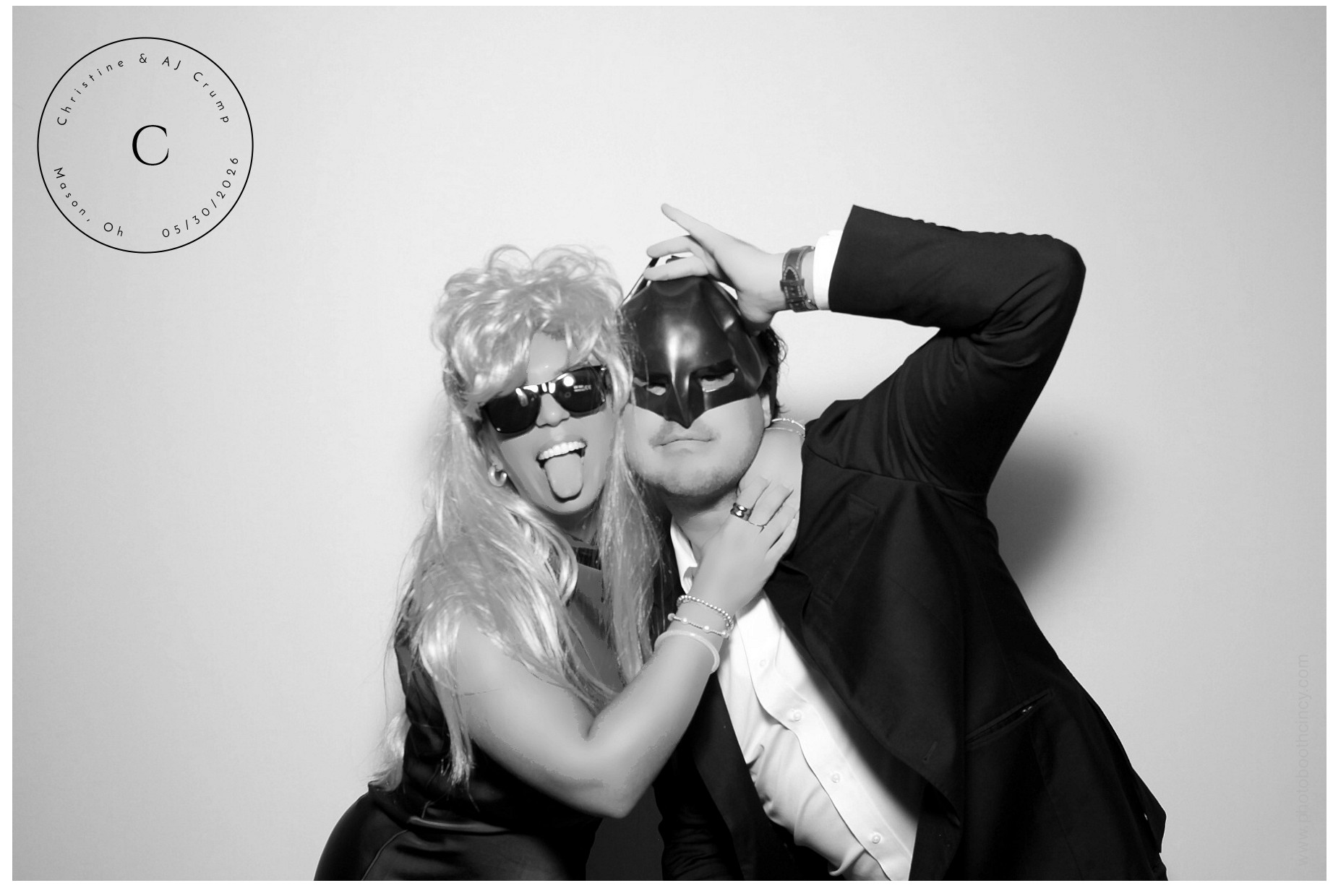 Christine & AJ  | View more photos from the event at gallery.photoboothcincy.com/u/PhotoBoothCincy/Christine-AJ