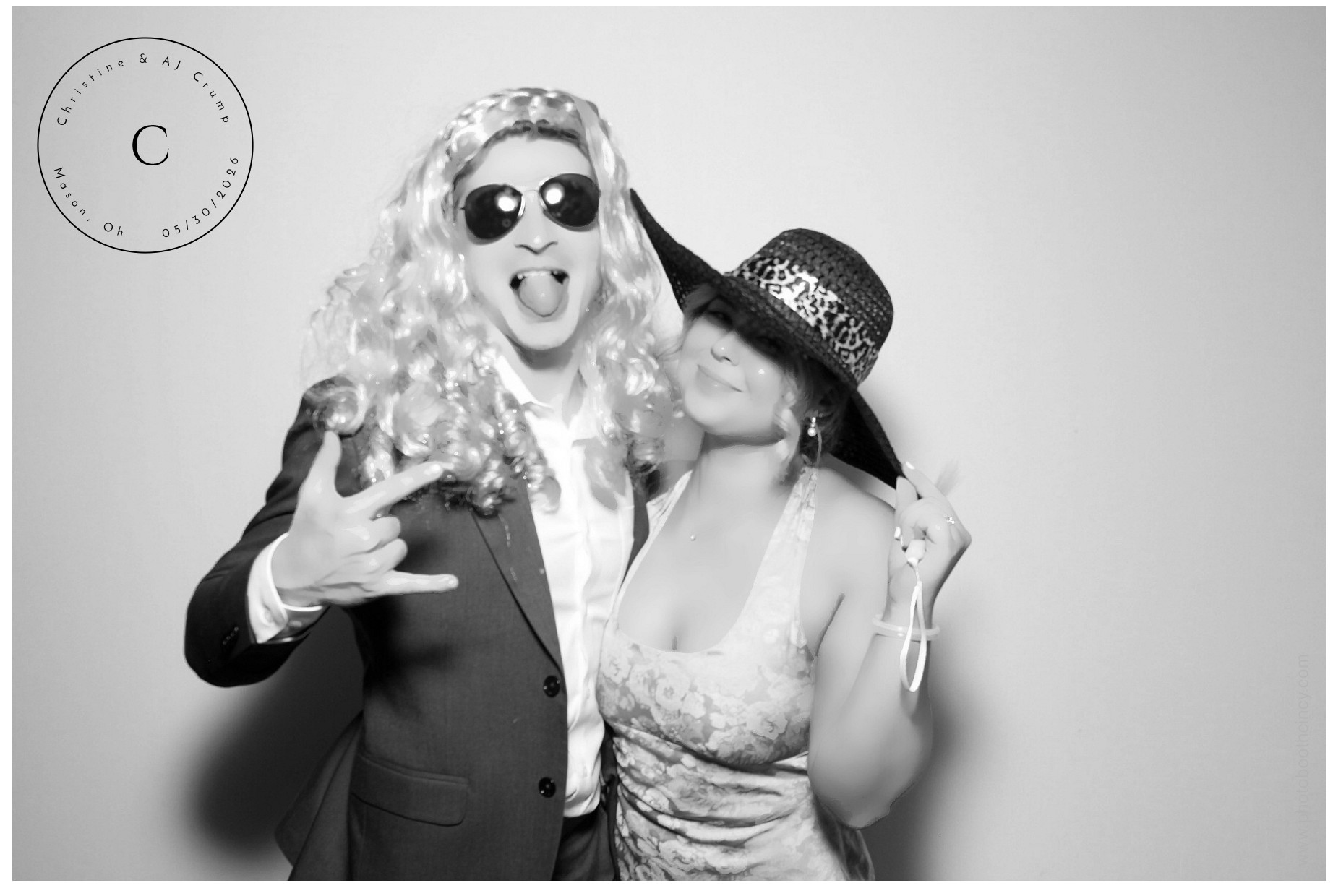 Christine & AJ  | View more photos from the event at gallery.photoboothcincy.com/u/PhotoBoothCincy/Christine-AJ