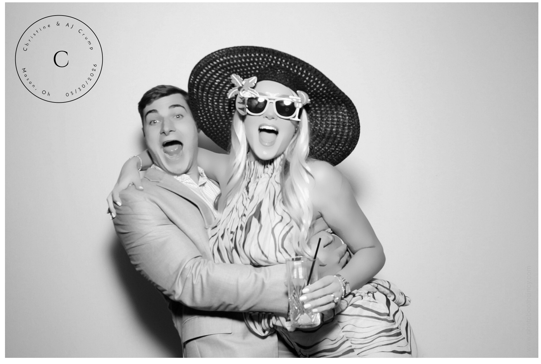 Christine & AJ  | View more photos from the event at gallery.photoboothcincy.com/u/PhotoBoothCincy/Christine-AJ