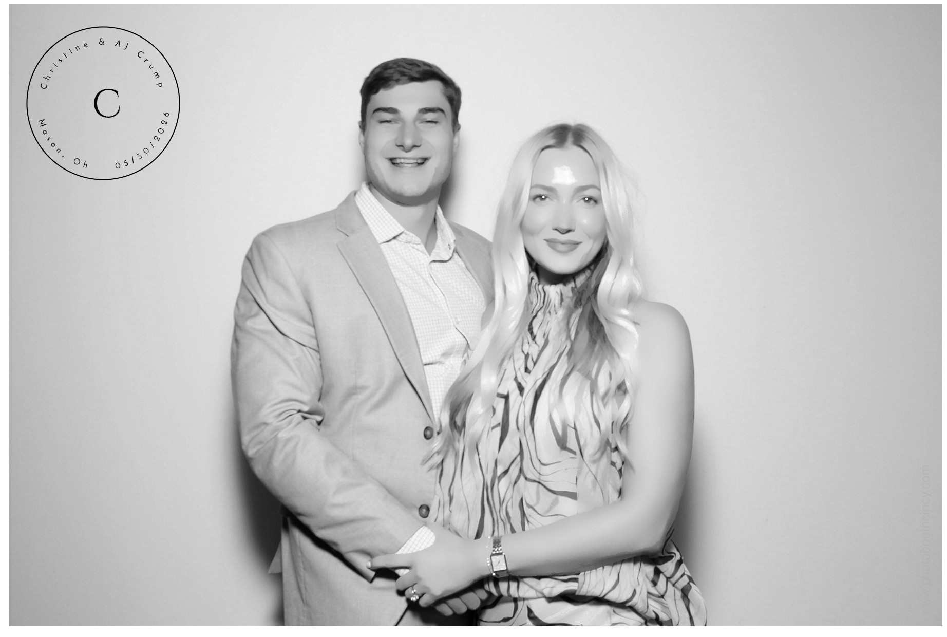 Christine & AJ  | View more photos from the event at gallery.photoboothcincy.com/u/PhotoBoothCincy/Christine-AJ