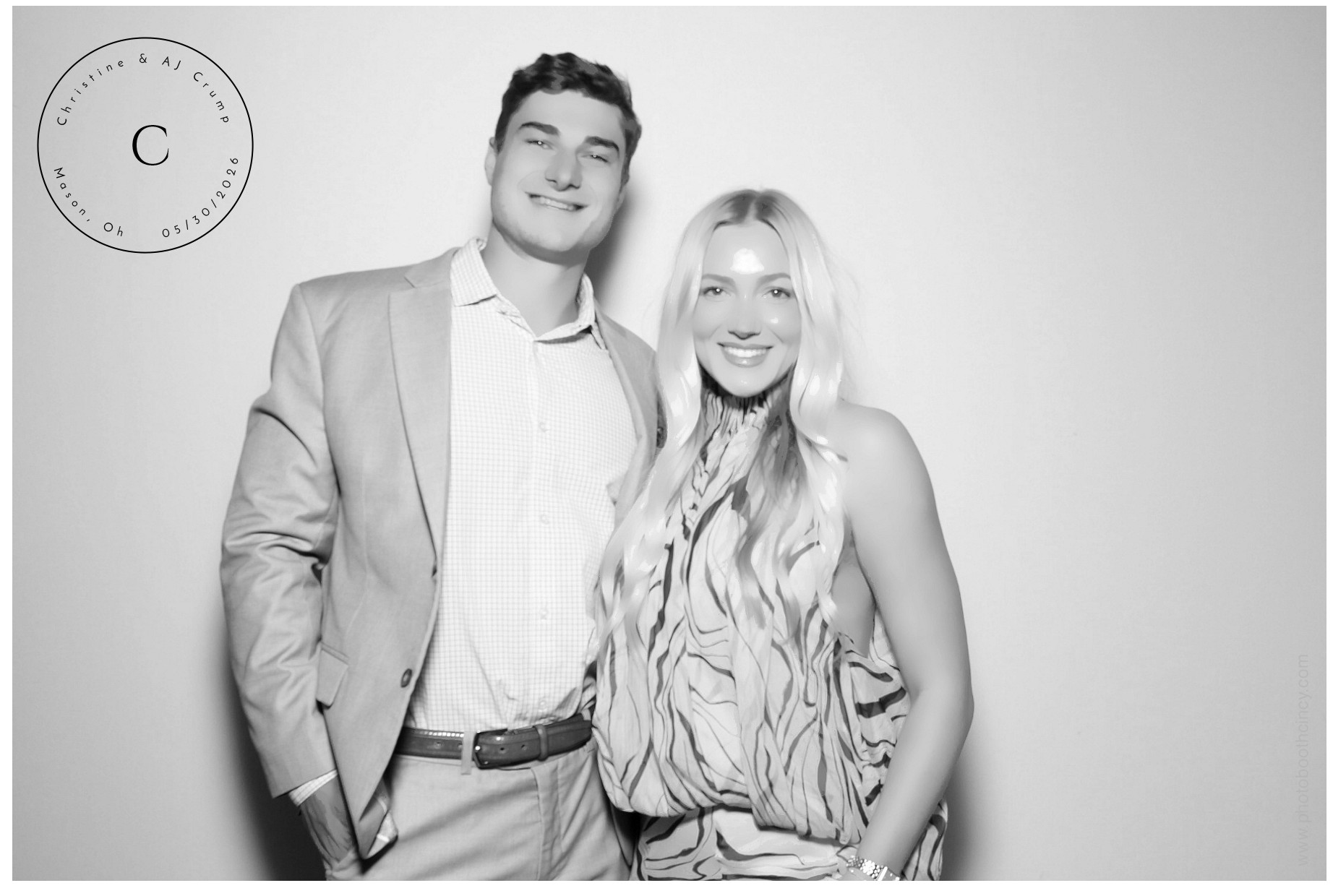 Christine & AJ  | View more photos from the event at gallery.photoboothcincy.com/u/PhotoBoothCincy/Christine-AJ