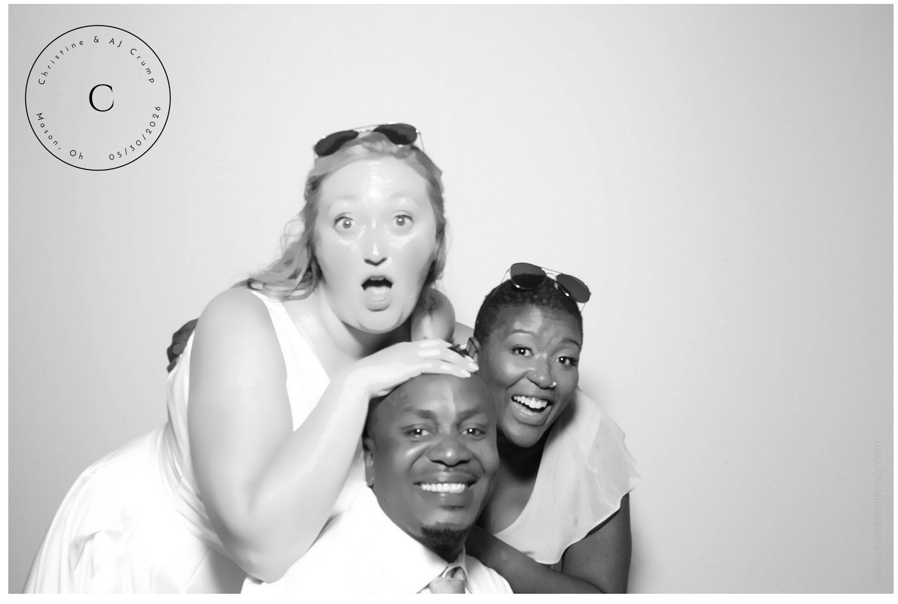 Christine & AJ  | View more photos from the event at gallery.photoboothcincy.com/u/PhotoBoothCincy/Christine-AJ