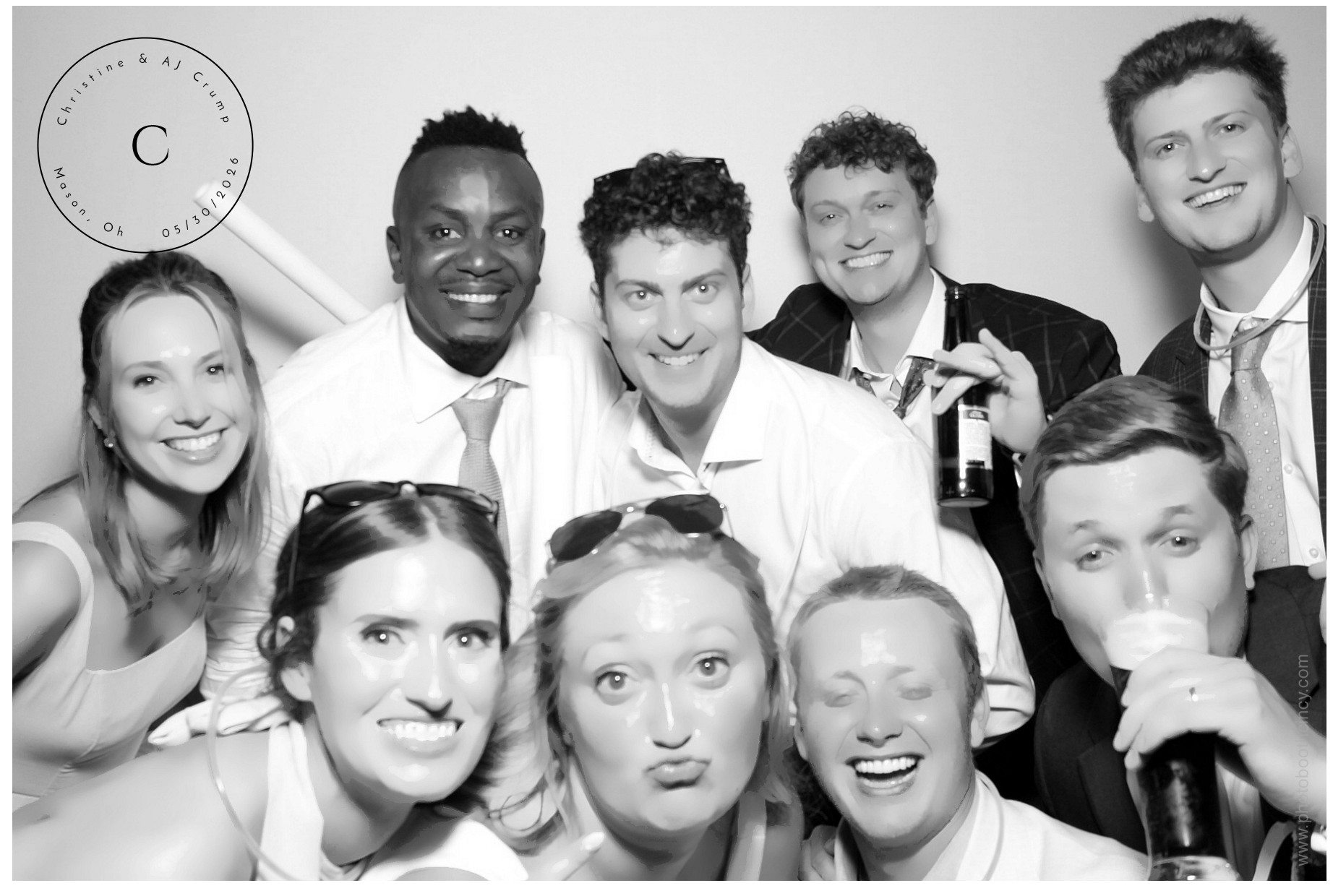 Christine & AJ  | View more photos from the event at gallery.photoboothcincy.com/u/PhotoBoothCincy/Christine-AJ