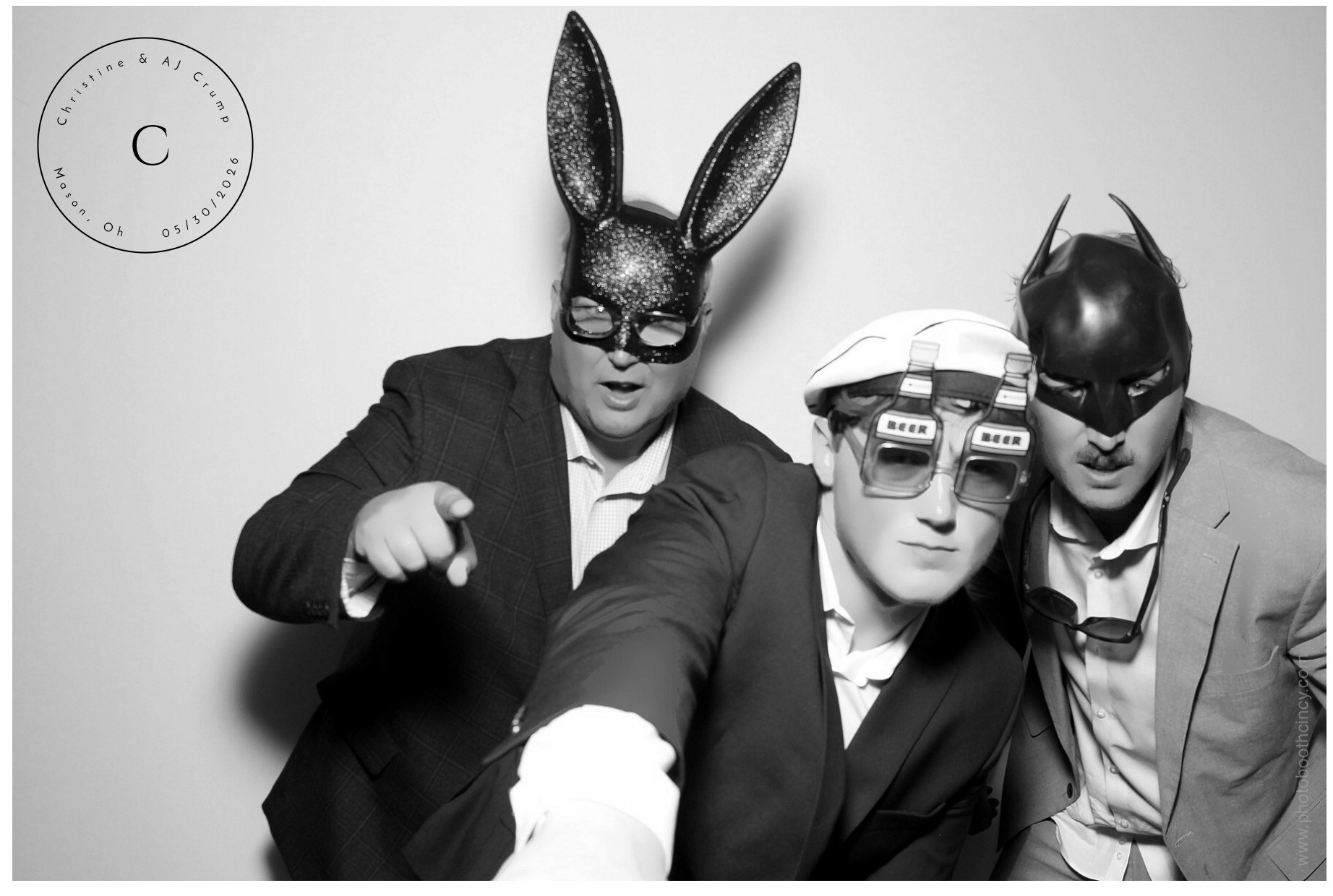 Christine & AJ  | View more photos from the event at gallery.photoboothcincy.com/u/PhotoBoothCincy/Christine-AJ