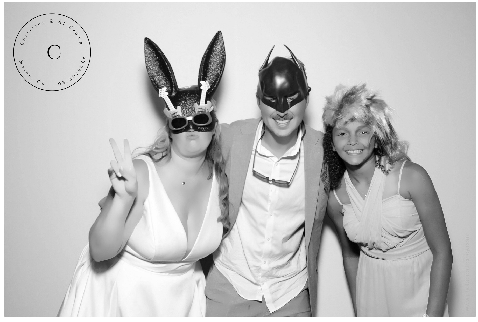 Christine & AJ  | View more photos from the event at gallery.photoboothcincy.com/u/PhotoBoothCincy/Christine-AJ