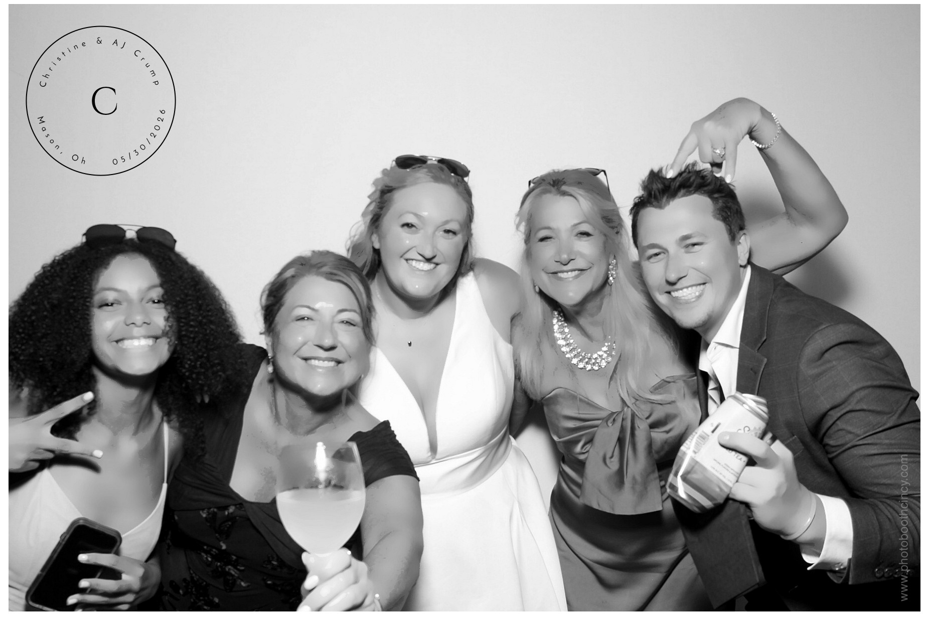 Christine & AJ  | View more photos from the event at gallery.photoboothcincy.com/u/PhotoBoothCincy/Christine-AJ