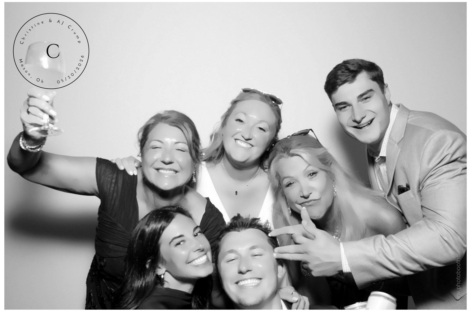 Christine & AJ  | View more photos from the event at gallery.photoboothcincy.com/u/PhotoBoothCincy/Christine-AJ
