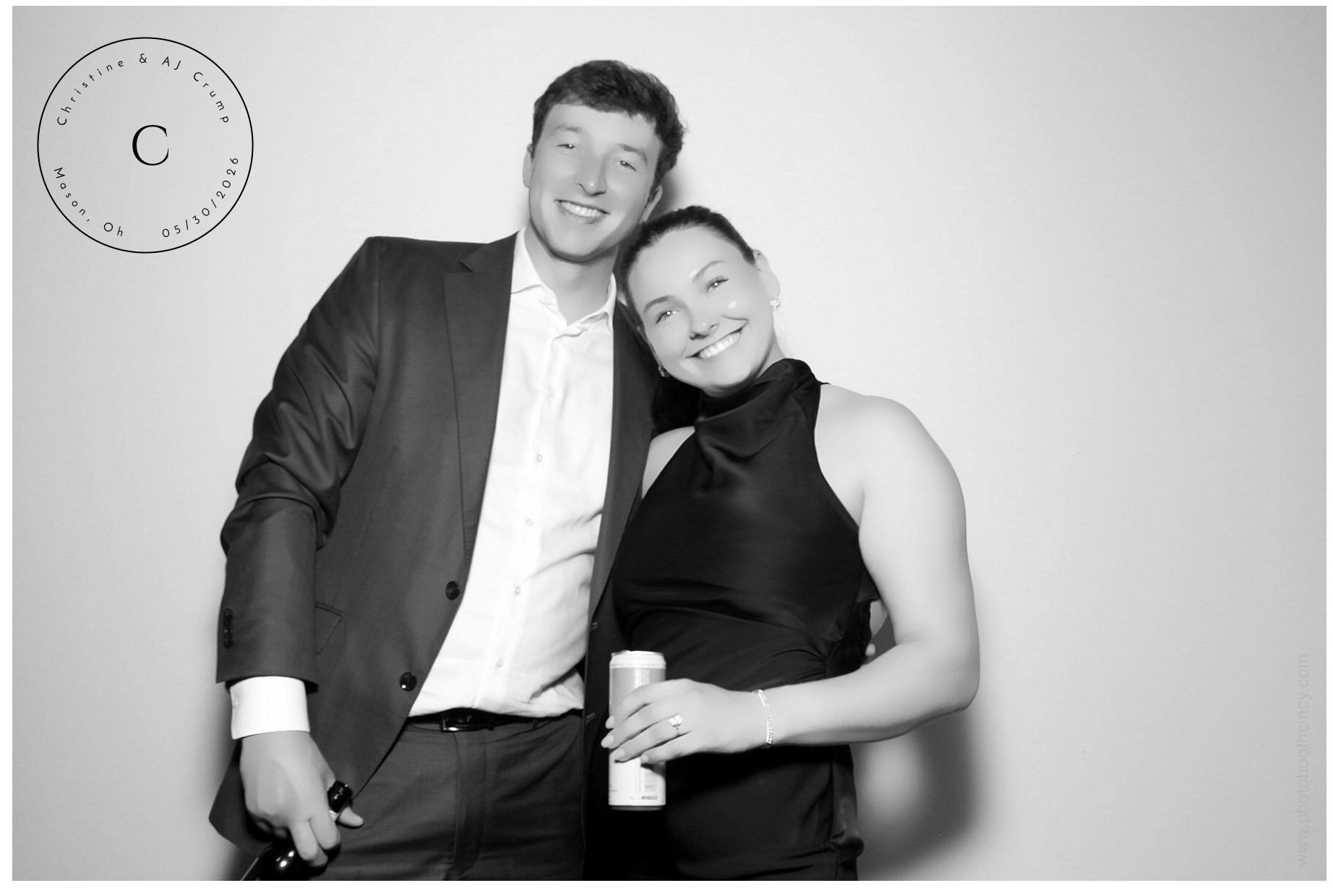 Christine & AJ  | View more photos from the event at gallery.photoboothcincy.com/u/PhotoBoothCincy/Christine-AJ