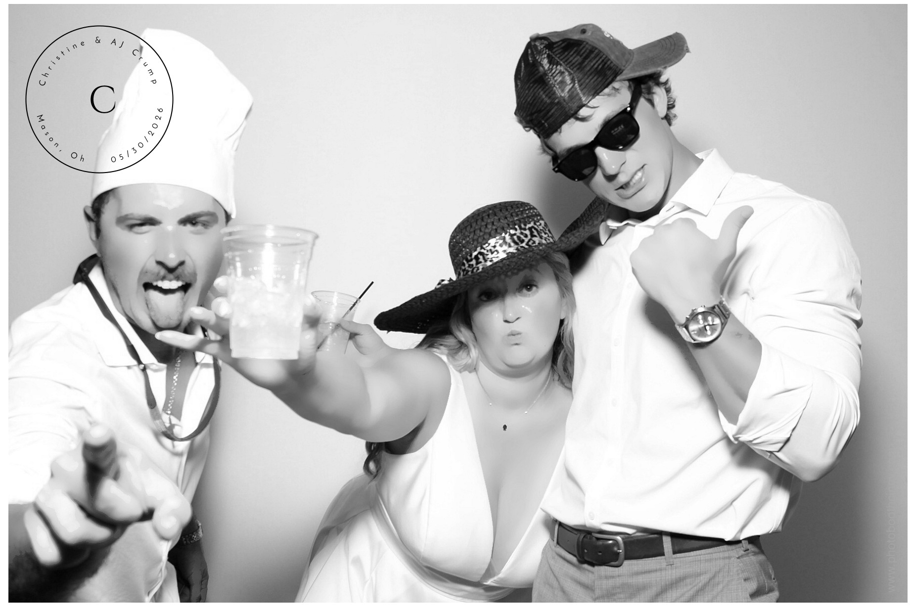 Christine & AJ  | View more photos from the event at gallery.photoboothcincy.com/u/PhotoBoothCincy/Christine-AJ