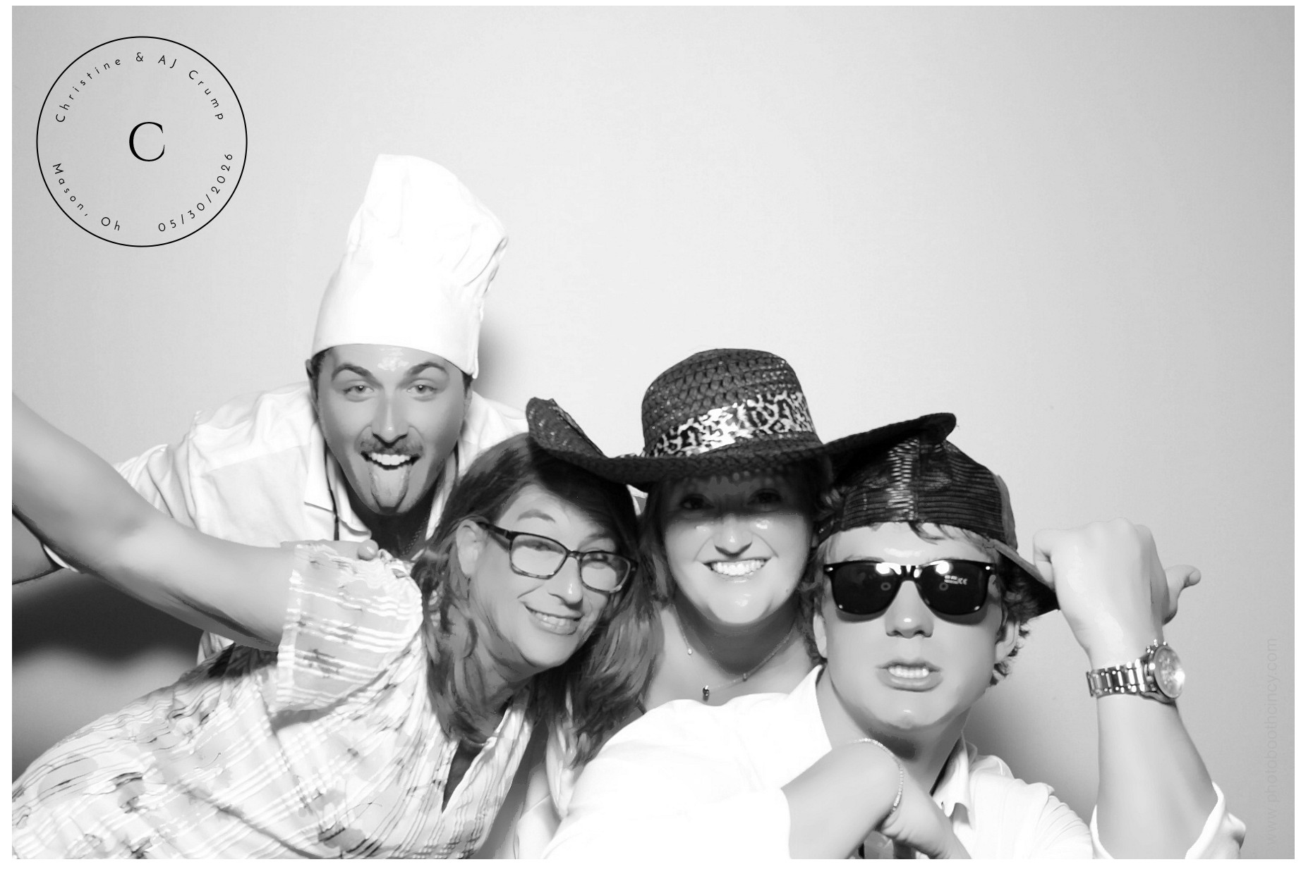 Christine & AJ  | View more photos from the event at gallery.photoboothcincy.com/u/PhotoBoothCincy/Christine-AJ
