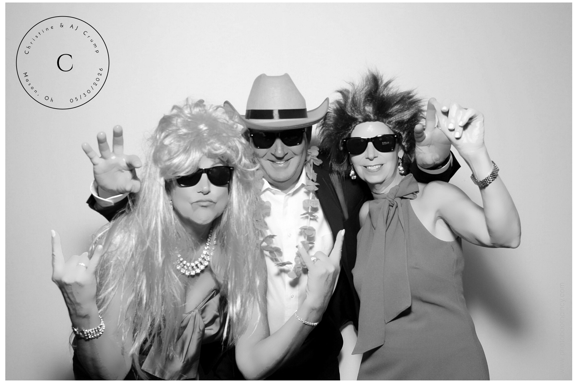 Christine & AJ  | View more photos from the event at gallery.photoboothcincy.com/u/PhotoBoothCincy/Christine-AJ