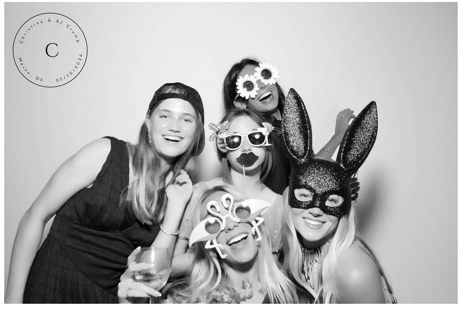 Christine & AJ  | View more photos from the event at gallery.photoboothcincy.com/u/PhotoBoothCincy/Christine-AJ