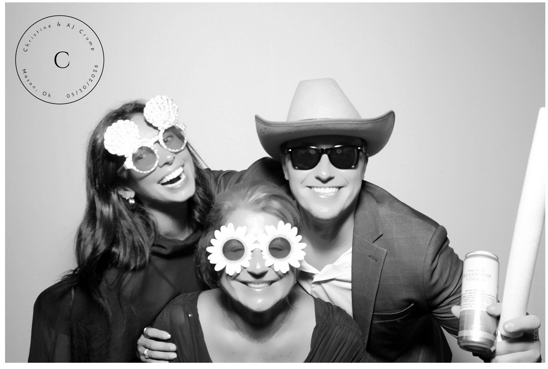 Christine & AJ  | View more photos from the event at gallery.photoboothcincy.com/u/PhotoBoothCincy/Christine-AJ