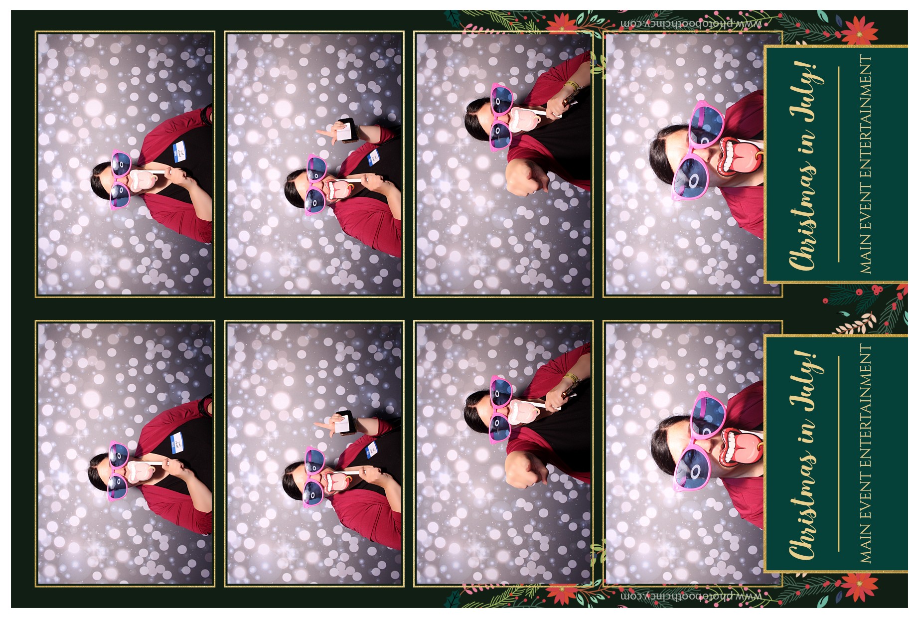 Christmas in July!! | View more photos from the event at gallery.photoboothcincy.com/u/PhotoBoothCincy/Christmas-in-July