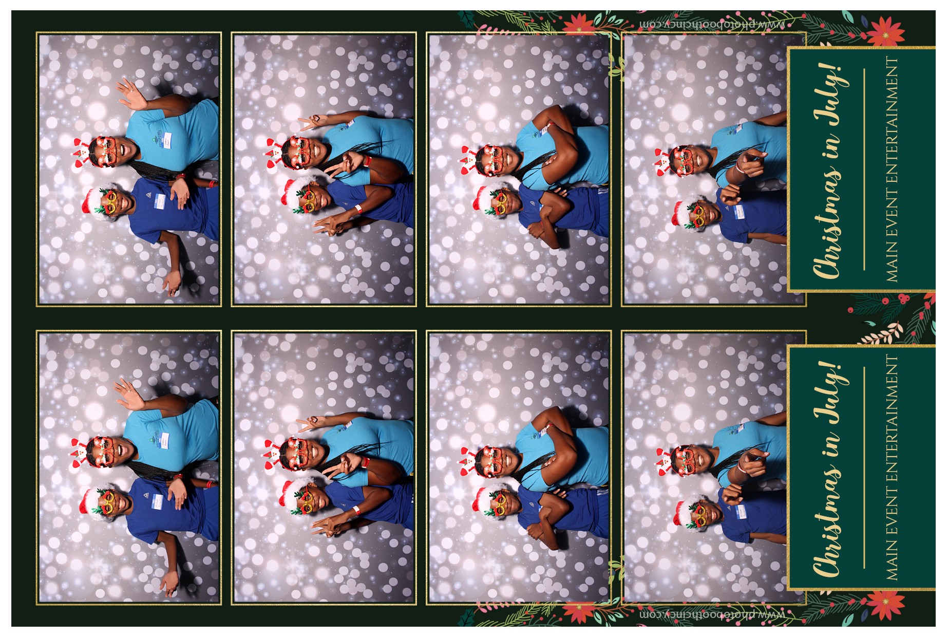 Christmas in July!! | View more photos from the event at gallery.photoboothcincy.com/u/PhotoBoothCincy/Christmas-in-July
