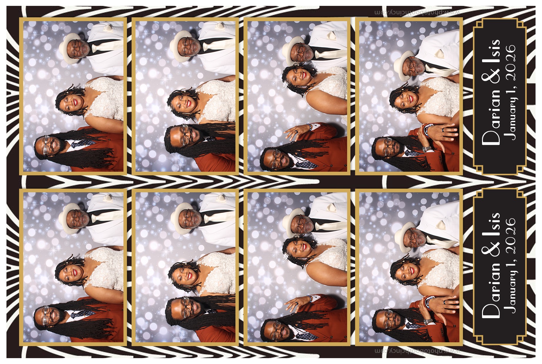 Darian & Isis | View more photos from the event at gallery.photoboothcincy.com/u/PhotoBoothCincy/Darian-Isis