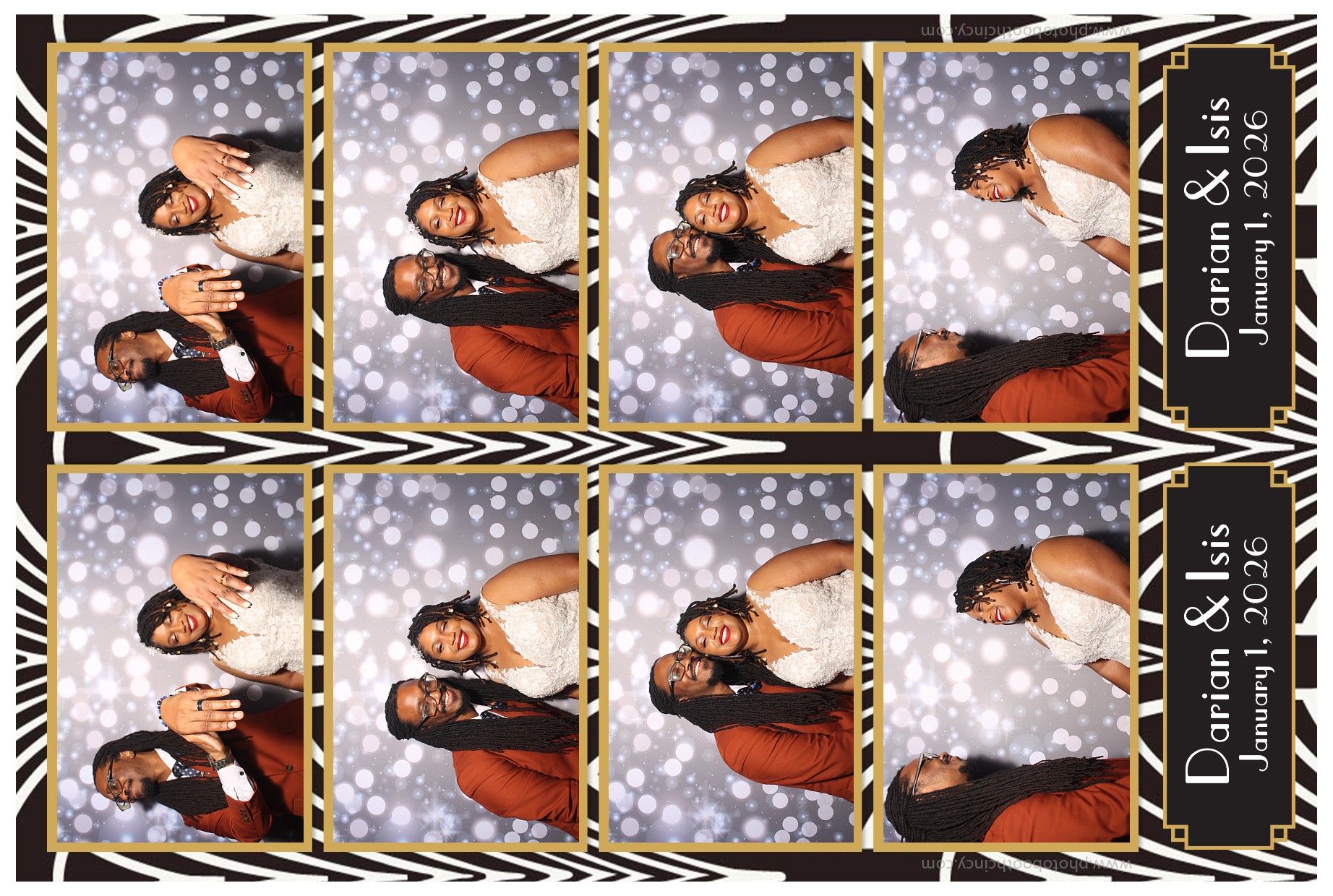 Darian & Isis | View more photos from the event at gallery.photoboothcincy.com/u/PhotoBoothCincy/Darian-Isis