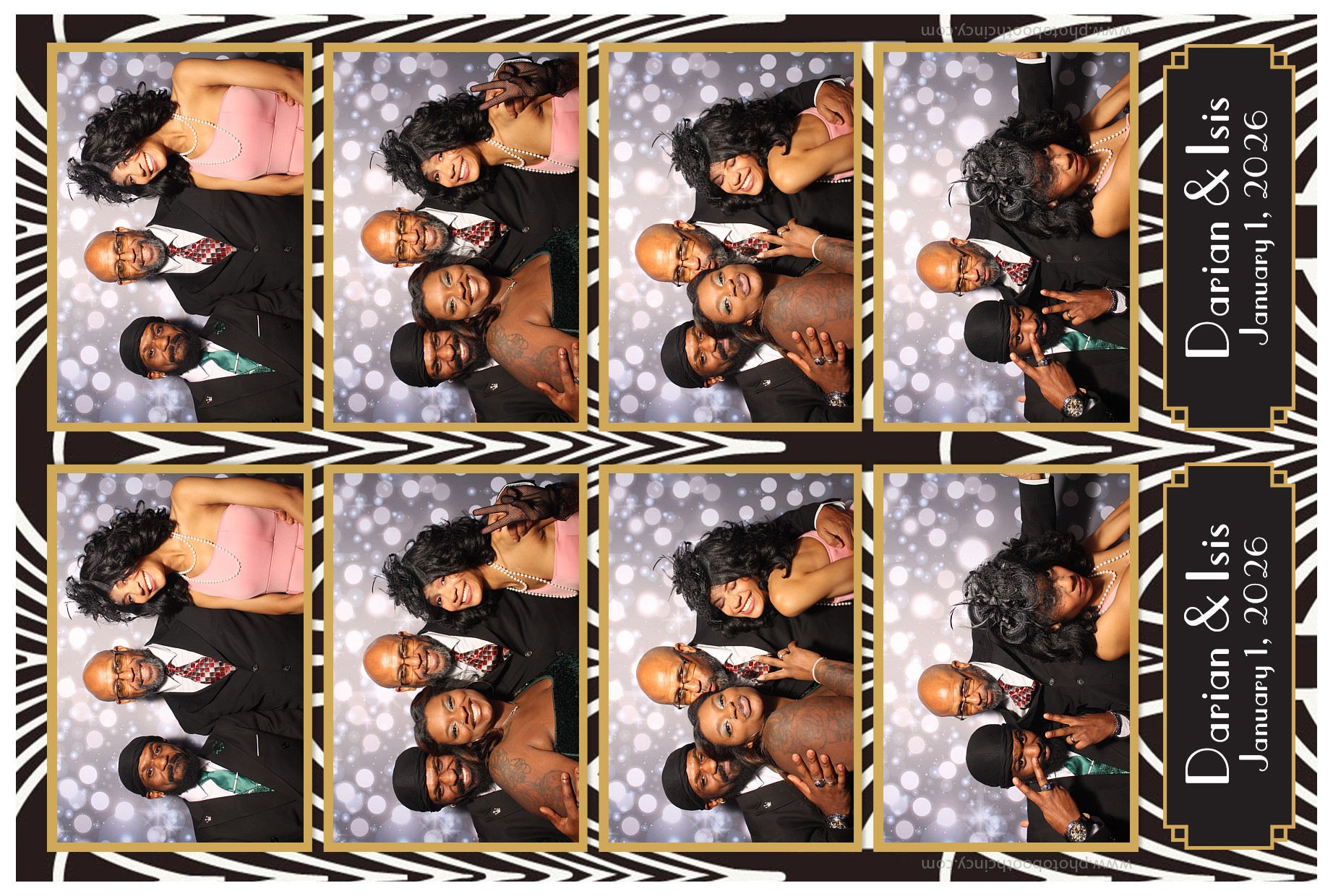 Darian & Isis | View more photos from the event at gallery.photoboothcincy.com/u/PhotoBoothCincy/Darian-Isis