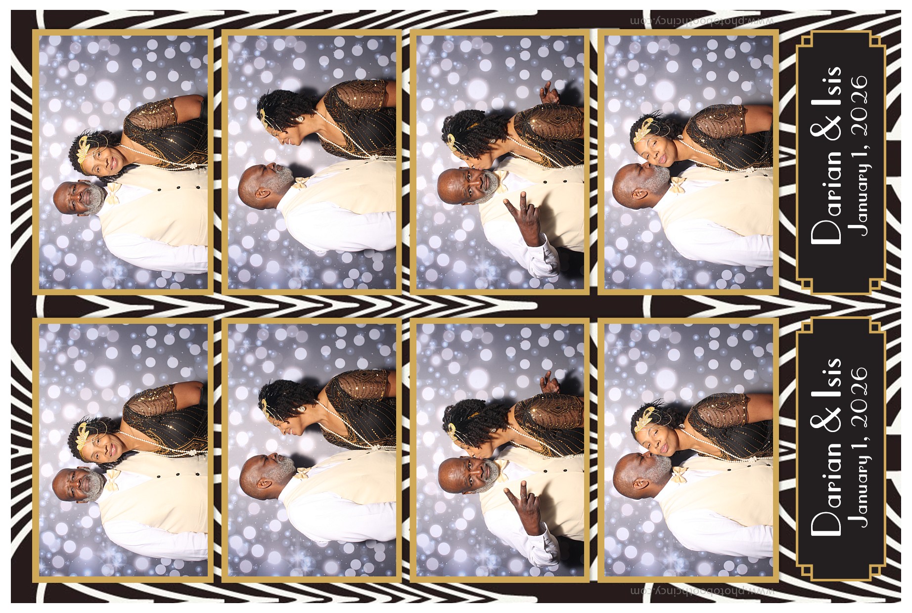 Darian & Isis | View more photos from the event at gallery.photoboothcincy.com/u/PhotoBoothCincy/Darian-Isis