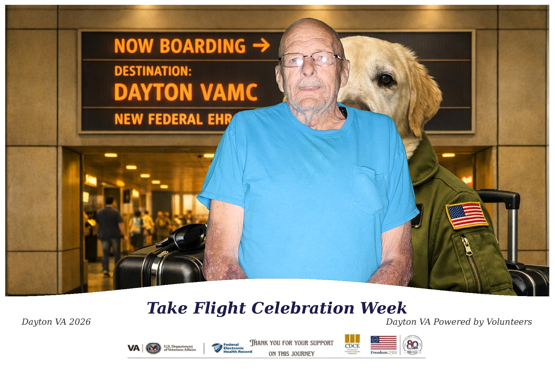 Dayton VAMC 2026 Take Flight Celebration Week | View more photos from the event at gallery.photoboothcincy.com/u/PhotoBoothCincy/Dayton-VAMC-2026-Take-Flight-Celebration-Week