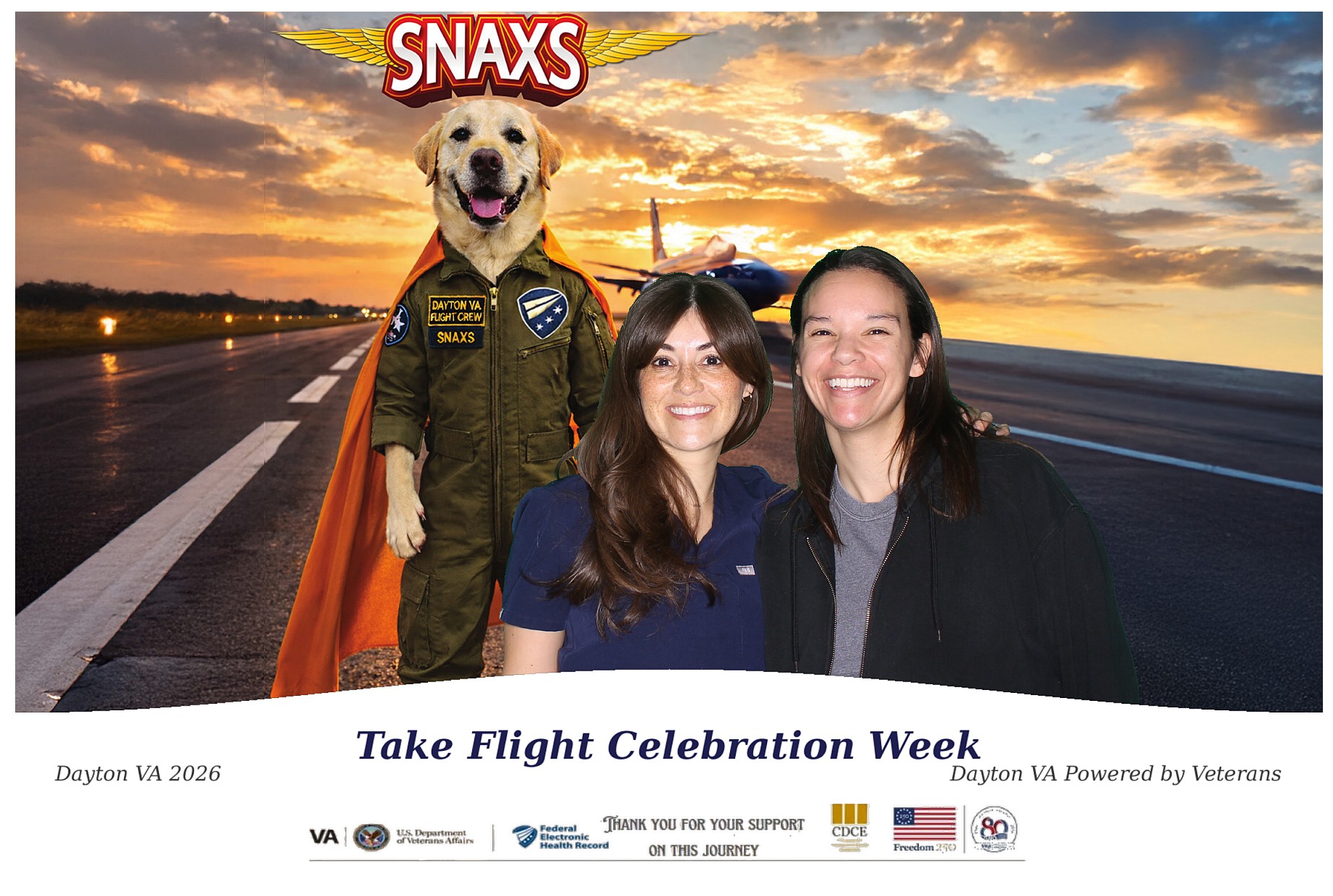 Dayton VAMC 2026 Take Flight Celebration Week | View more photos from the event at gallery.photoboothcincy.com/u/PhotoBoothCincy/Dayton-VAMC-2026-Take-Flight-Celebration-Week