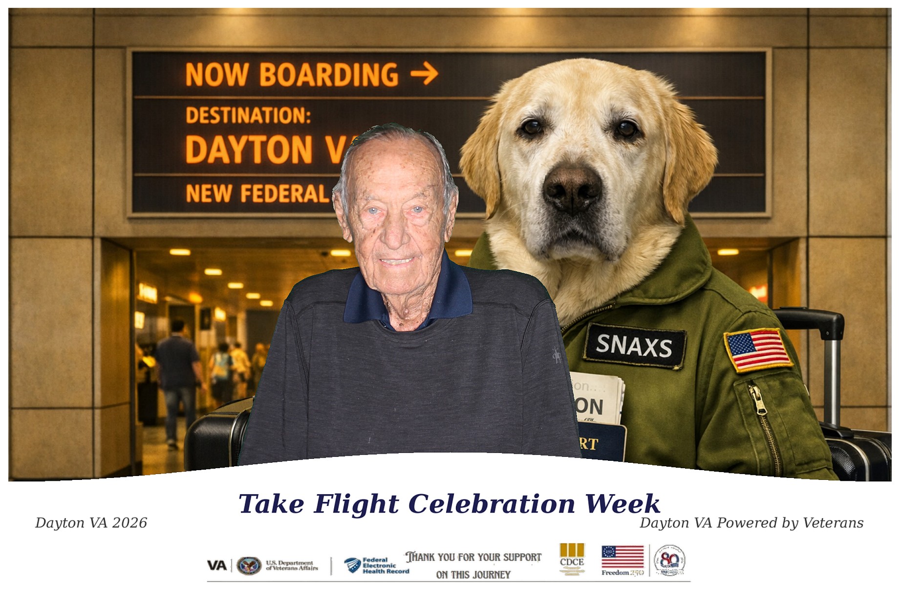 Dayton VAMC 2026 Take Flight Celebration Week | View more photos from the event at gallery.photoboothcincy.com/u/PhotoBoothCincy/Dayton-VAMC-2026-Take-Flight-Celebration-Week