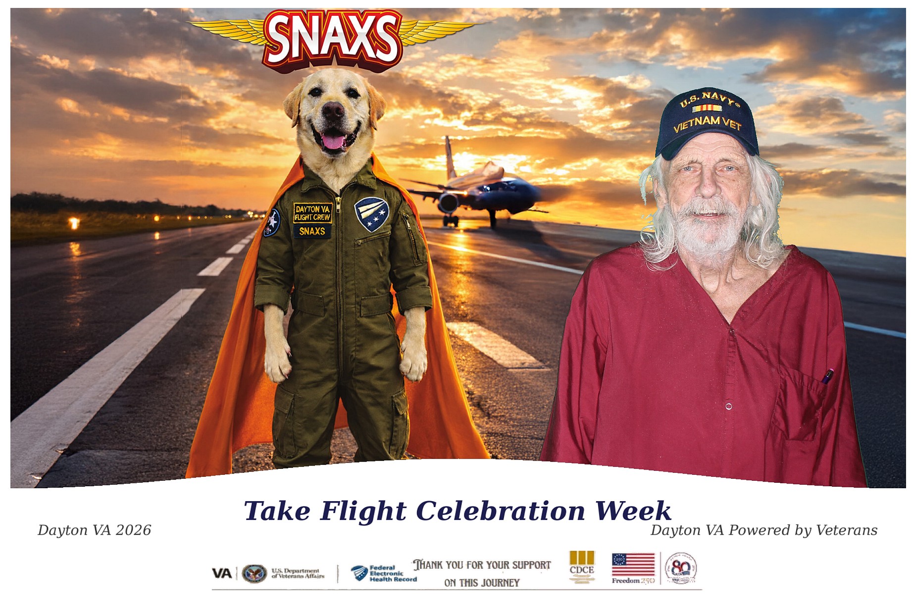 Dayton VAMC 2026 Take Flight Celebration Week | View more photos from the event at gallery.photoboothcincy.com/u/PhotoBoothCincy/Dayton-VAMC-2026-Take-Flight-Celebration-Week