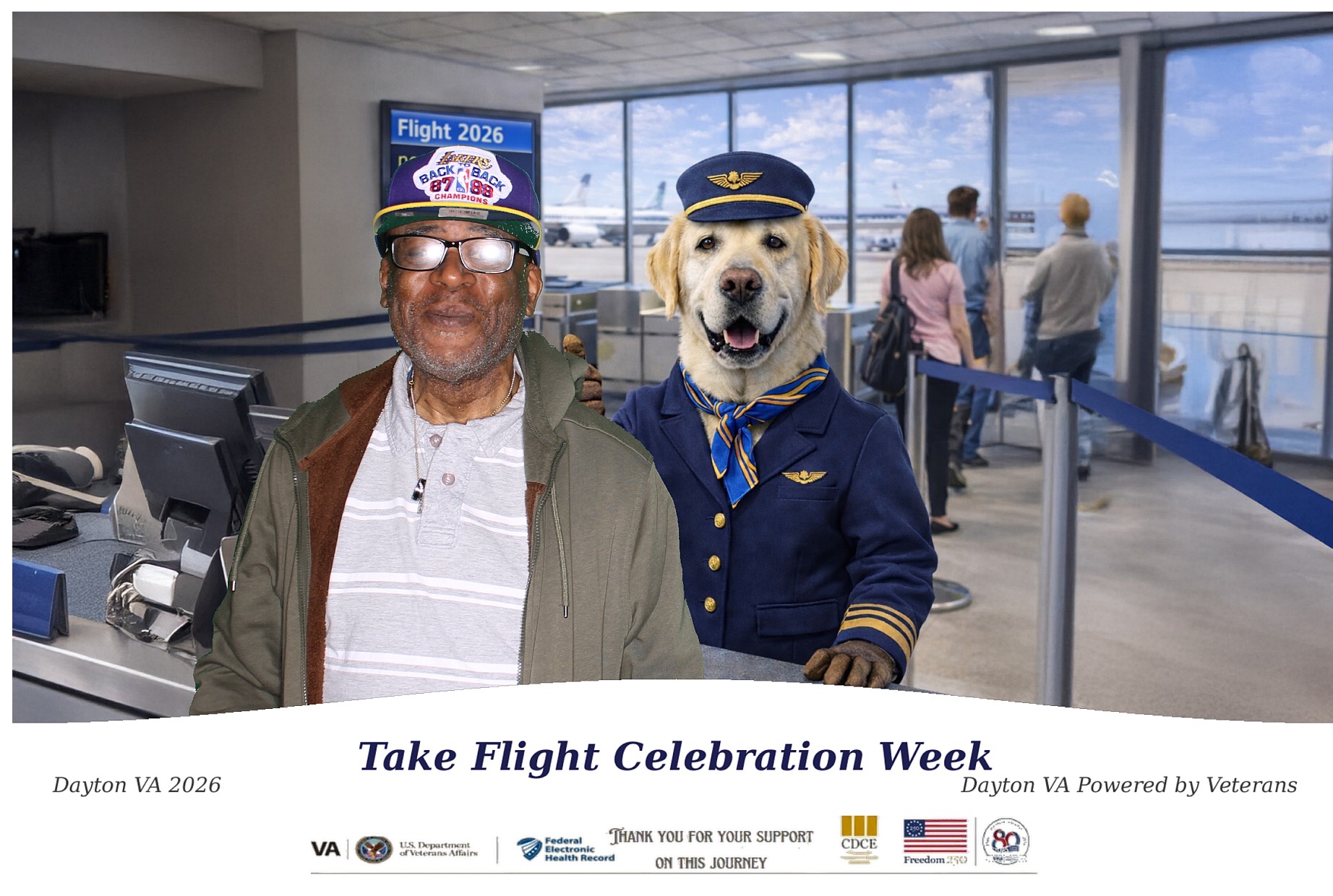 Dayton VAMC 2026 Take Flight Celebration Week | View more photos from the event at gallery.photoboothcincy.com/u/PhotoBoothCincy/Dayton-VAMC-2026-Take-Flight-Celebration-Week