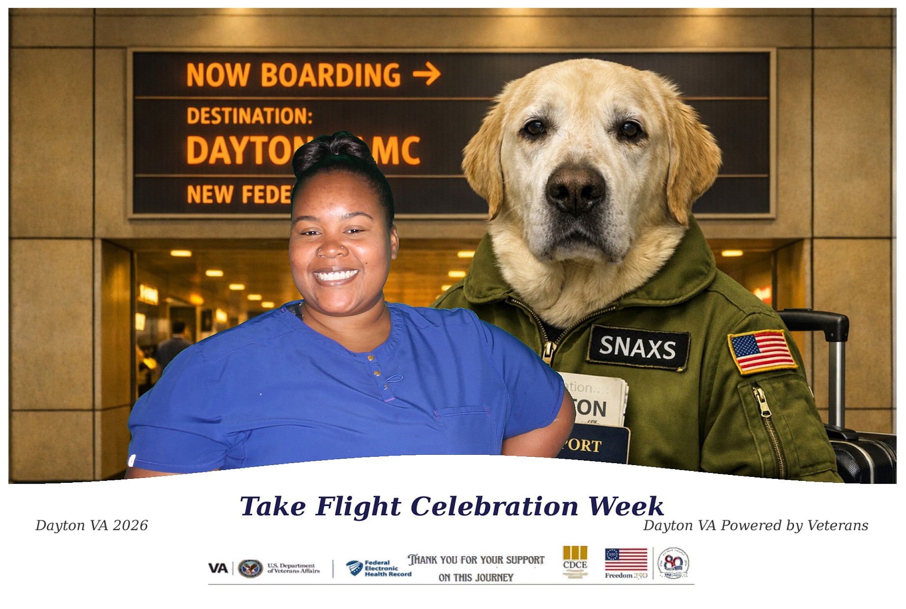 Dayton VAMC 2026 Take Flight Celebration Week | View more photos from the event at gallery.photoboothcincy.com/u/PhotoBoothCincy/Dayton-VAMC-2026-Take-Flight-Celebration-Week